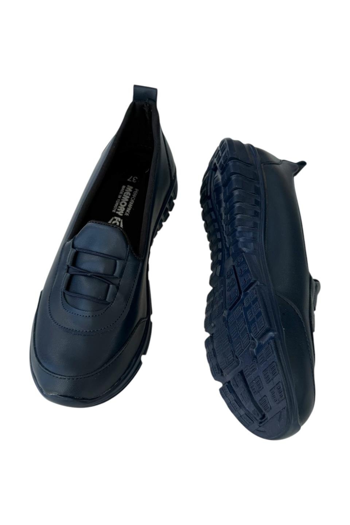Ortopedik Kadın Yürüyüş Ayakkabısı LACİVERT - Görsel 7