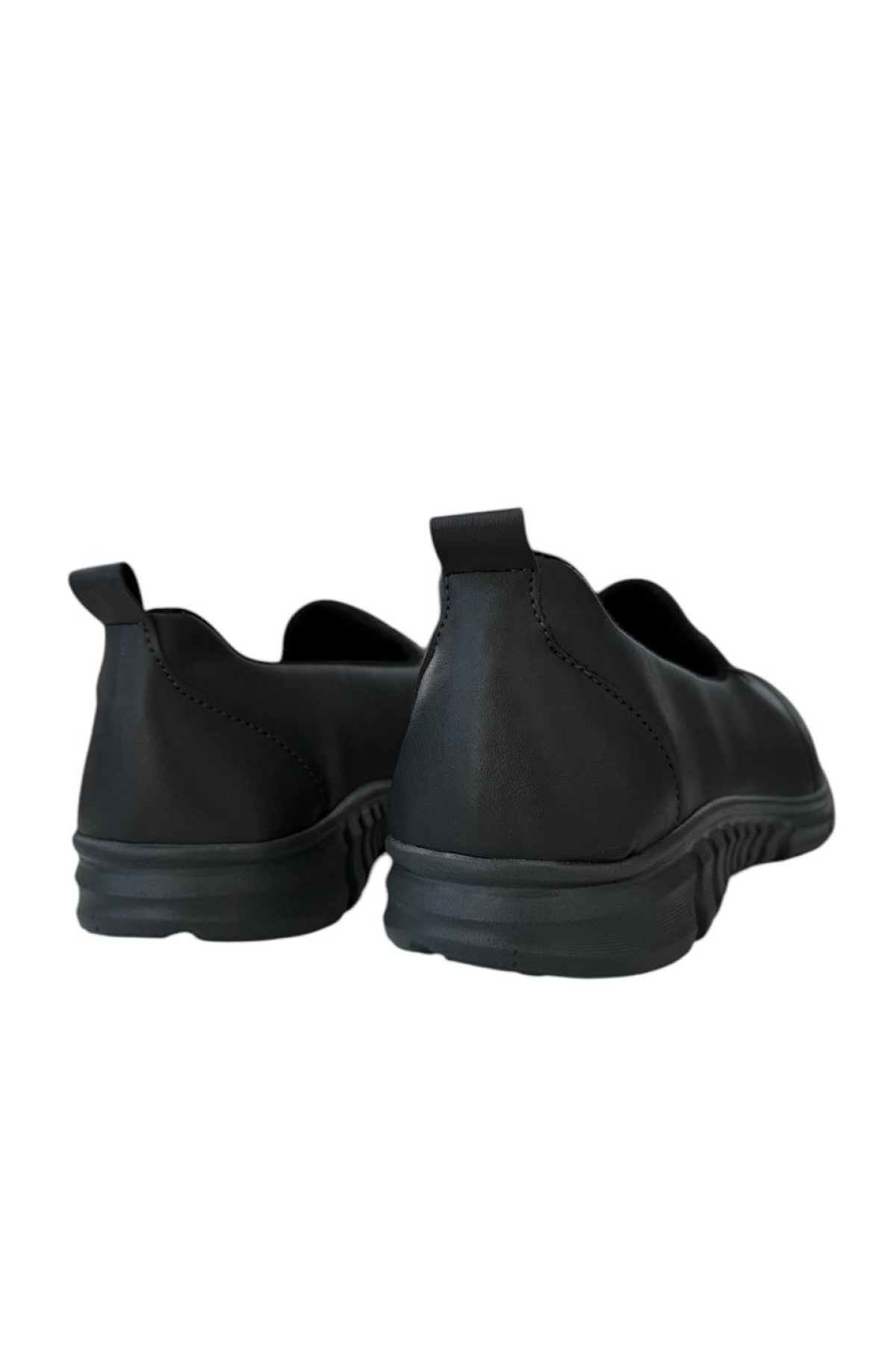Ortopedik Kadın Yürüyüş Ayakkabısı FÜME - SİYAH - Görsel 5