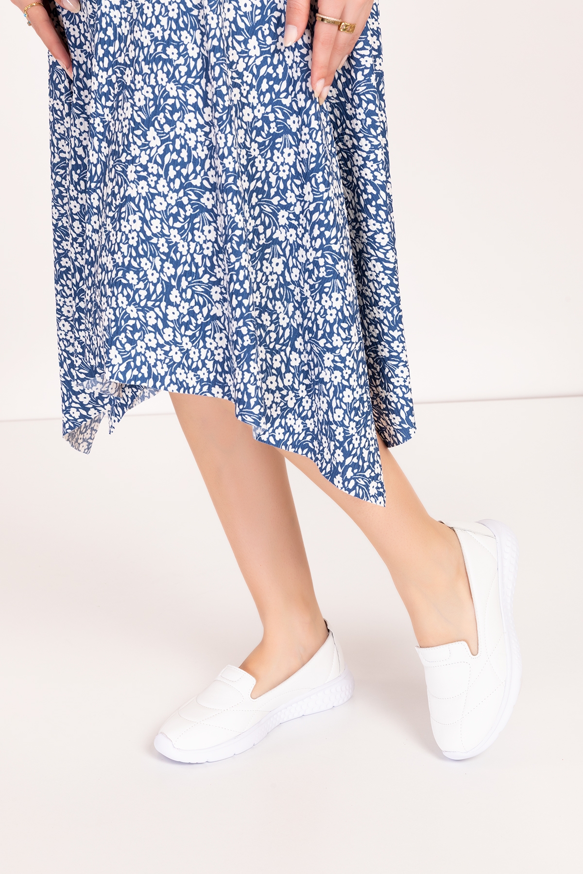 Gondol Içi Dışı Hakiki Deri Faylon Taban Hafif Babet Ayakkabı sc.1210 - Görsel 3