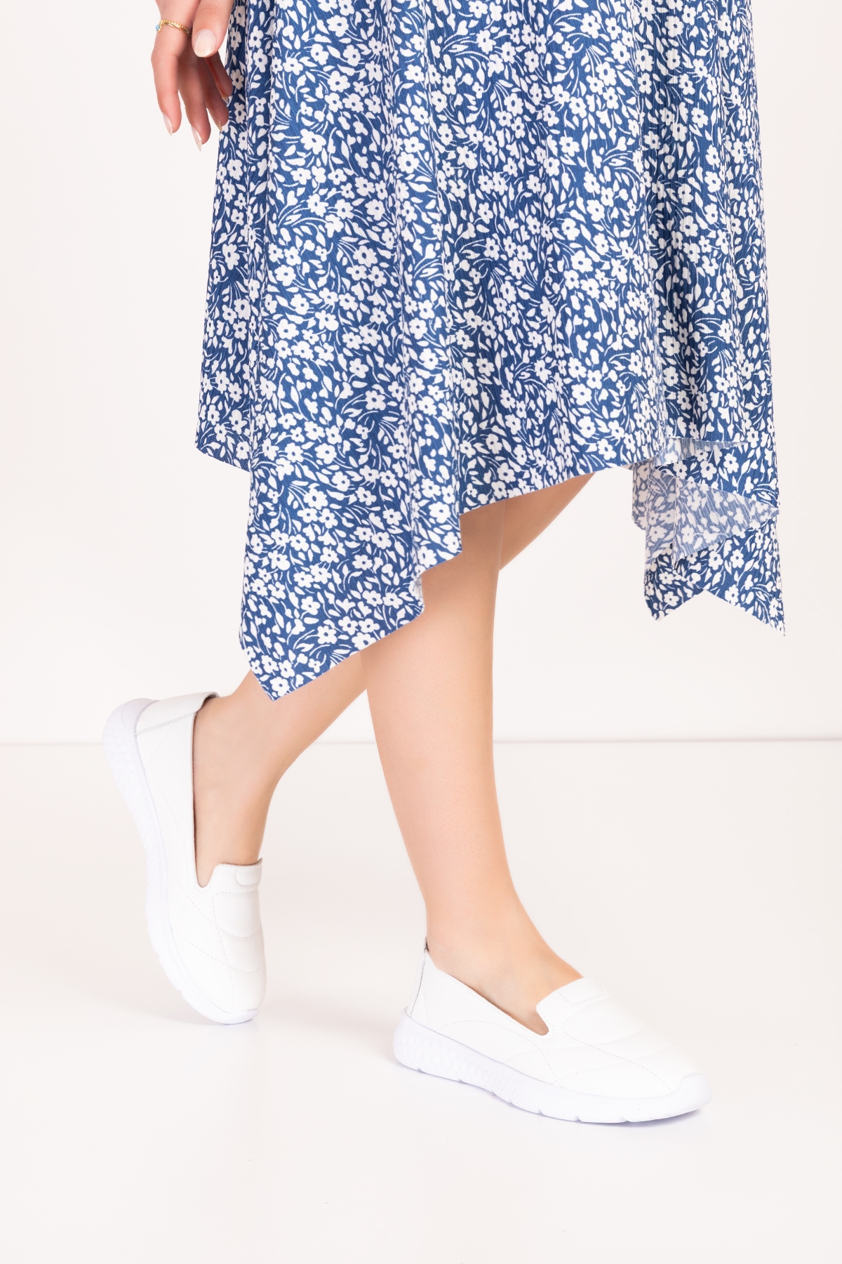 Gondol Içi Dışı Hakiki Deri Faylon Taban Hafif Babet Ayakkabı sc.1210 - Görsel 4