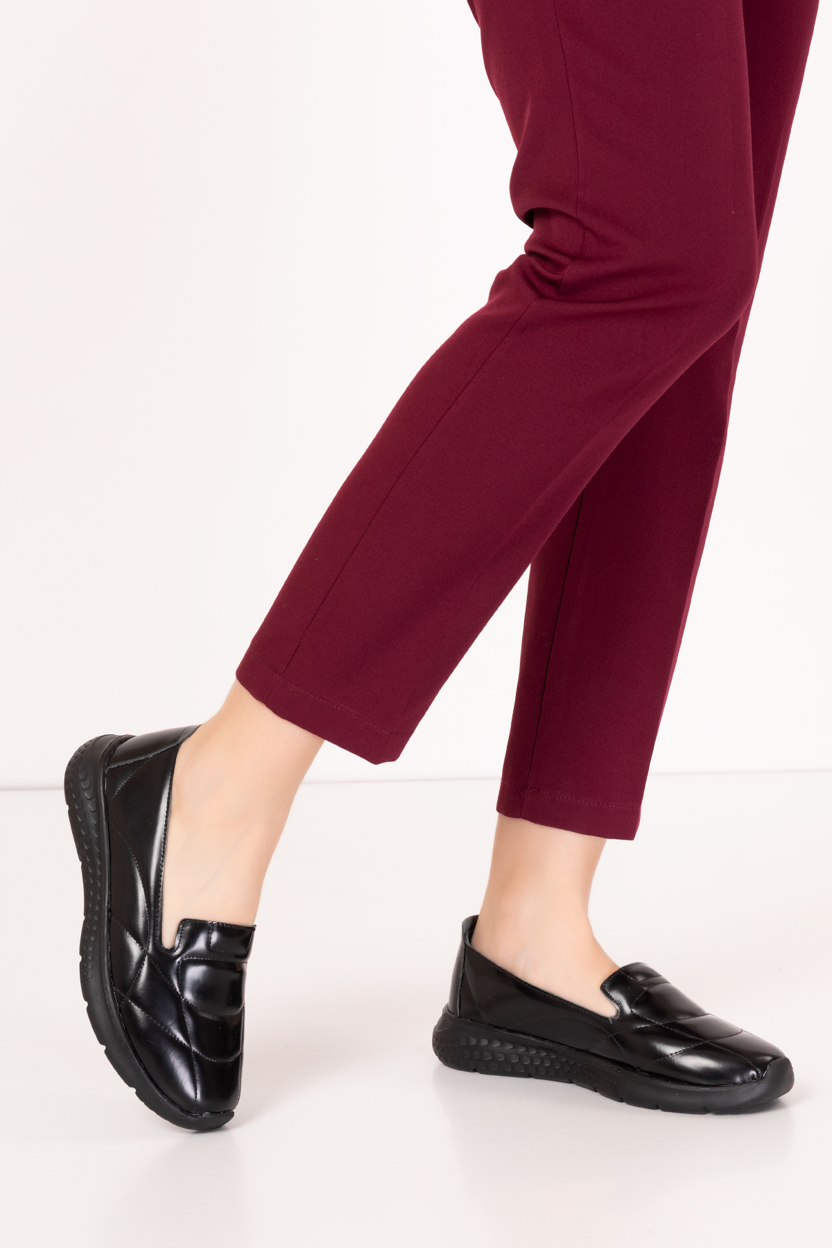 Gondol Içi Dışı Hakiki Deri Faylon Taban Hafif Babet Ayakkabı sc.1210 - Görsel 4