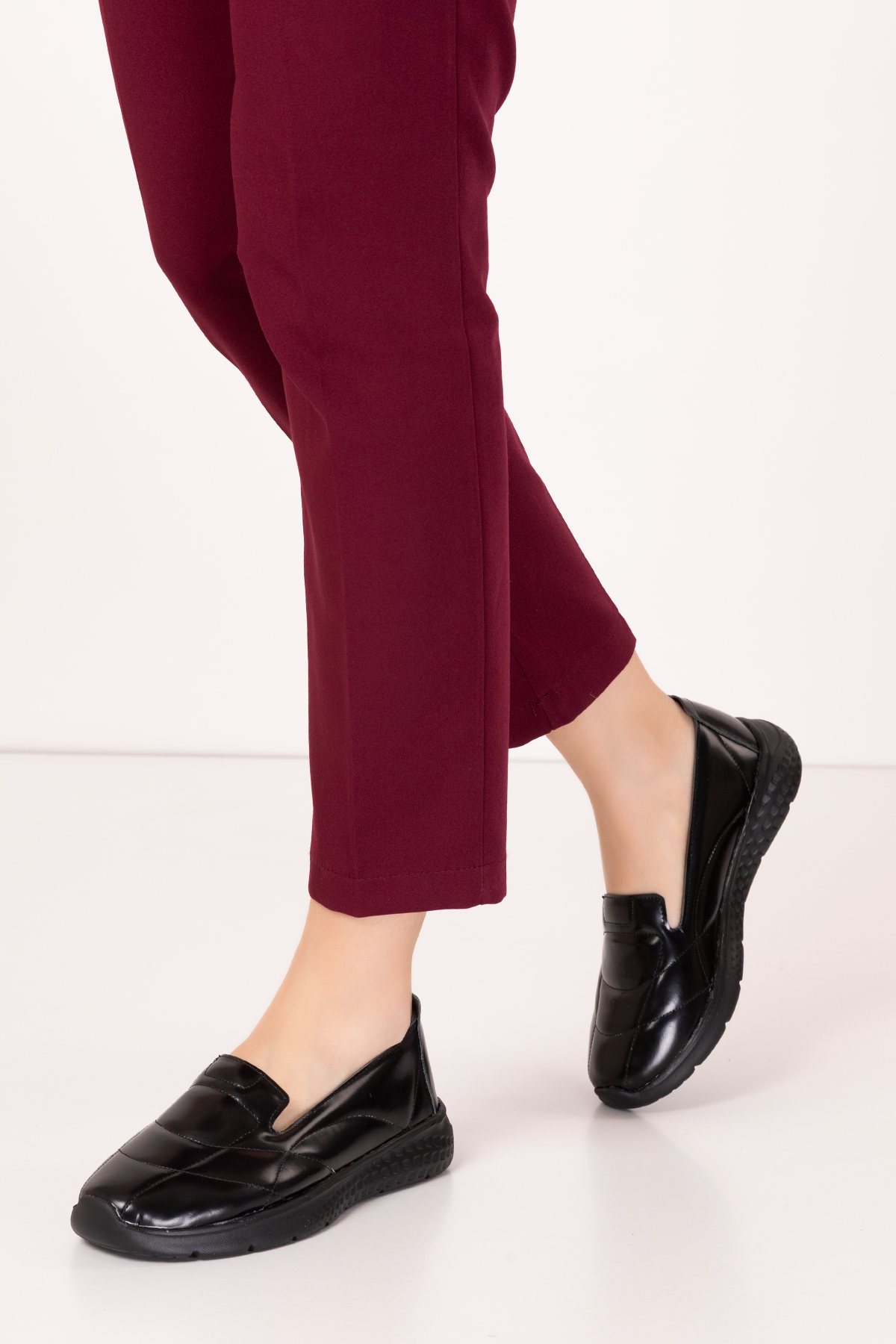 Gondol Içi Dışı Hakiki Deri Faylon Taban Hafif Babet Ayakkabı sc.1210 - Görsel 5