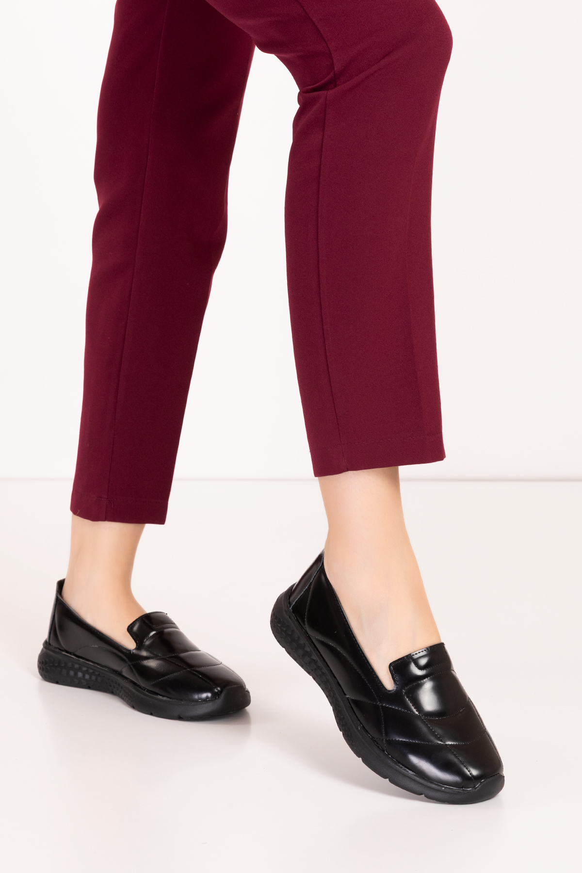 Gondol Içi Dışı Hakiki Deri Faylon Taban Hafif Babet Ayakkabı sc.1210 - Görsel 6