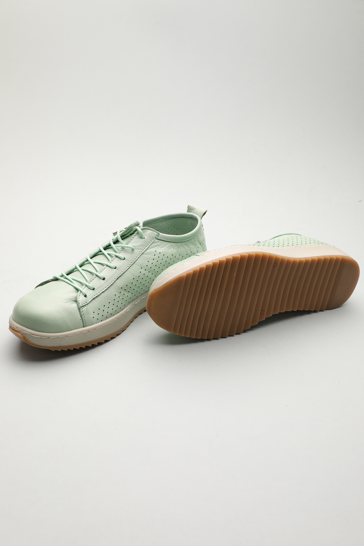 Gondol Hakiki Deri Günlük Rahat Fermuarlı Yazlık Ayakkabı zx.2402 - Görsel 3