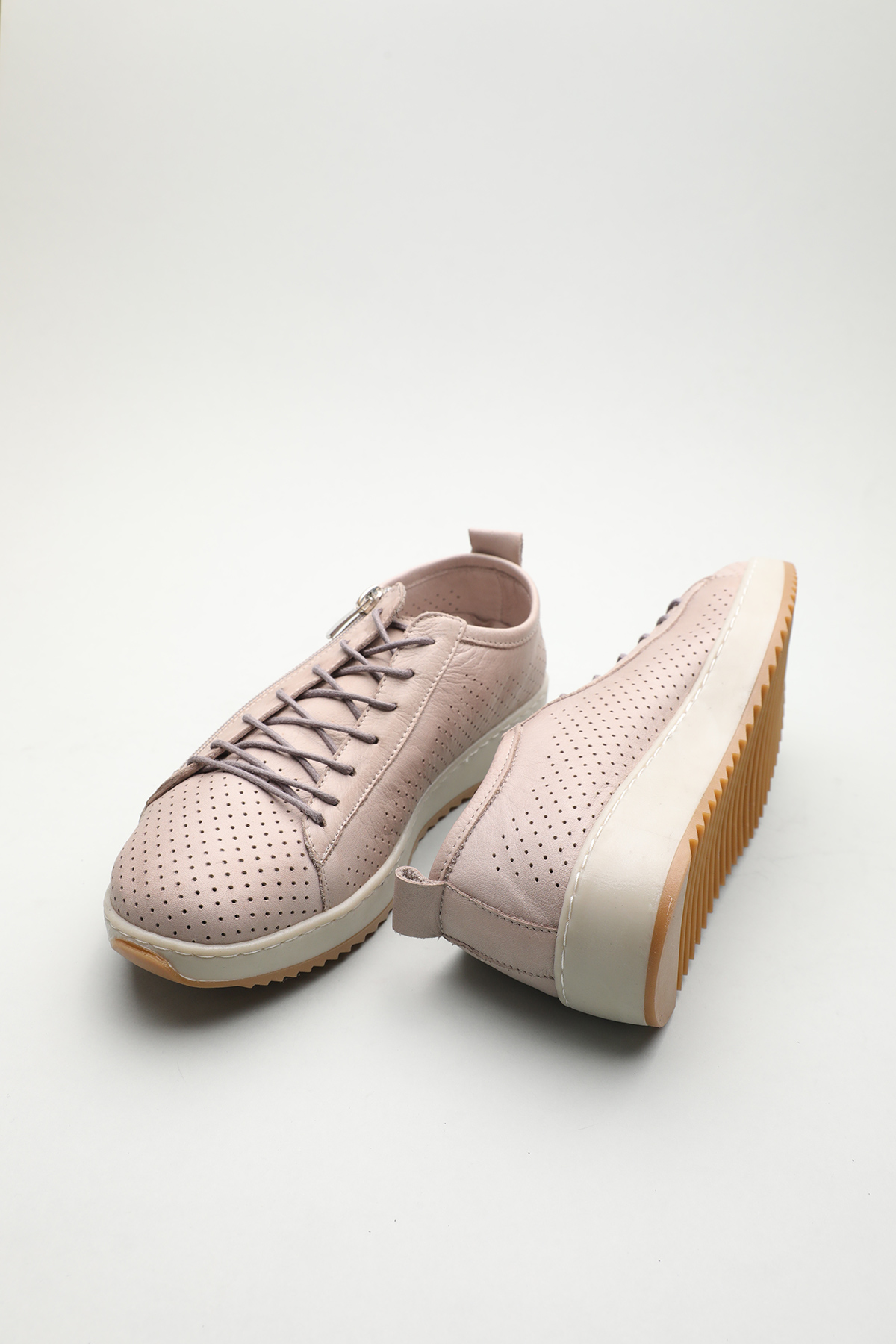 Gondol Hakiki Deri Günlük Rahat Fermuarlı Yazlık Ayakkabı zx.2403 - Görsel 3