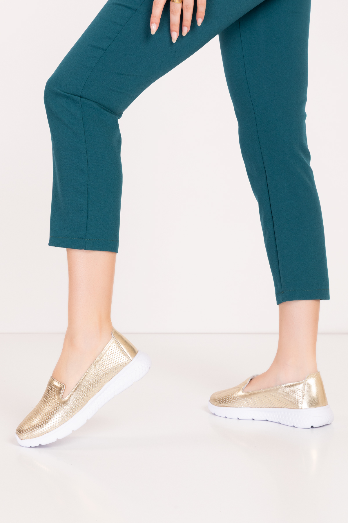 Gondol Içi Dışı Hakiki Deri Faylon Taban Hafif Babet Ayakkabı sc.1200 - Görsel 4