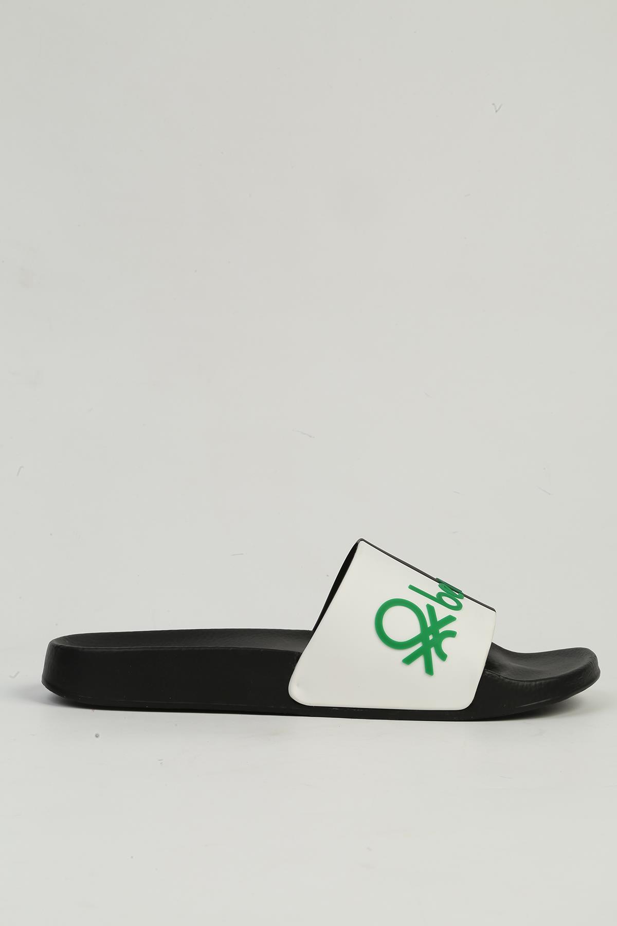 Siyah Beyaz Erkek Terlik BN-1427 - Görsel 2