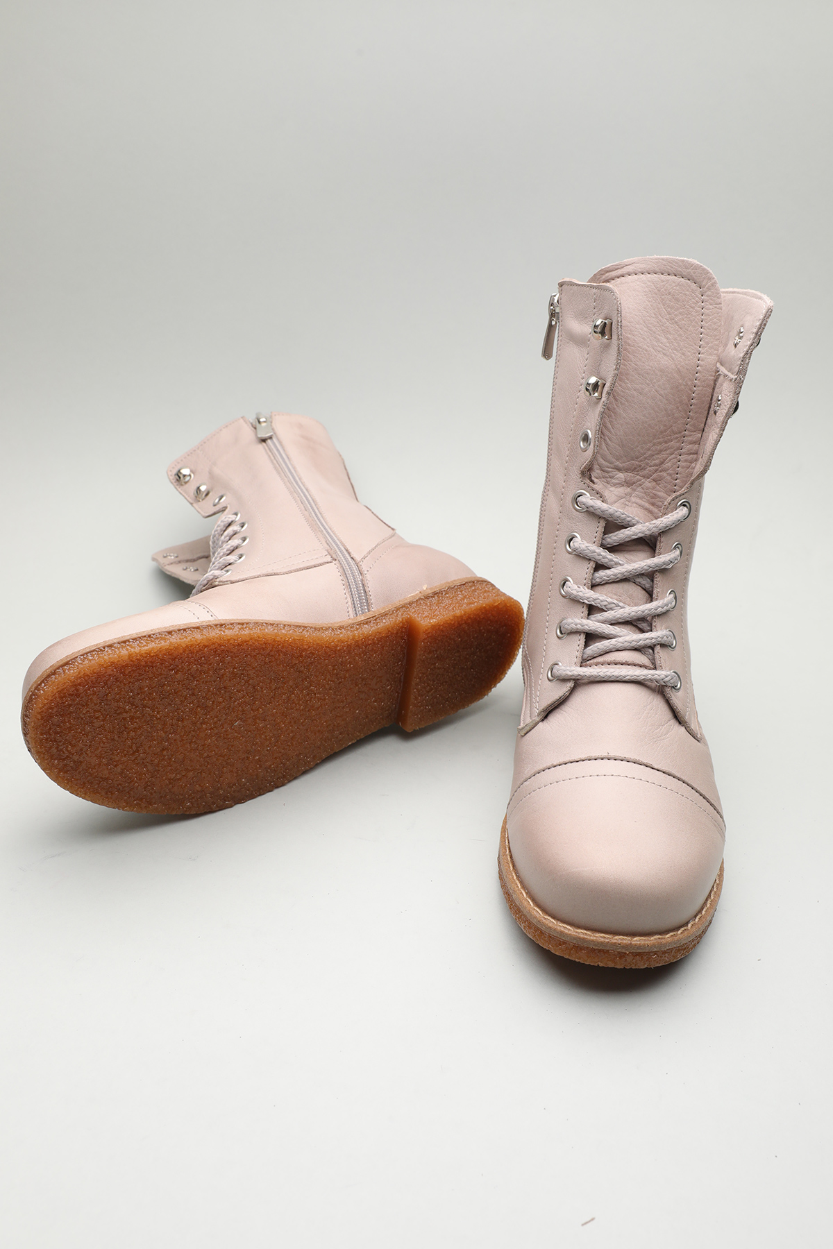 Gondol Hakiki Deri Günlük Hafif Yumuşak Postal Bot zx.1150 - Görsel 3