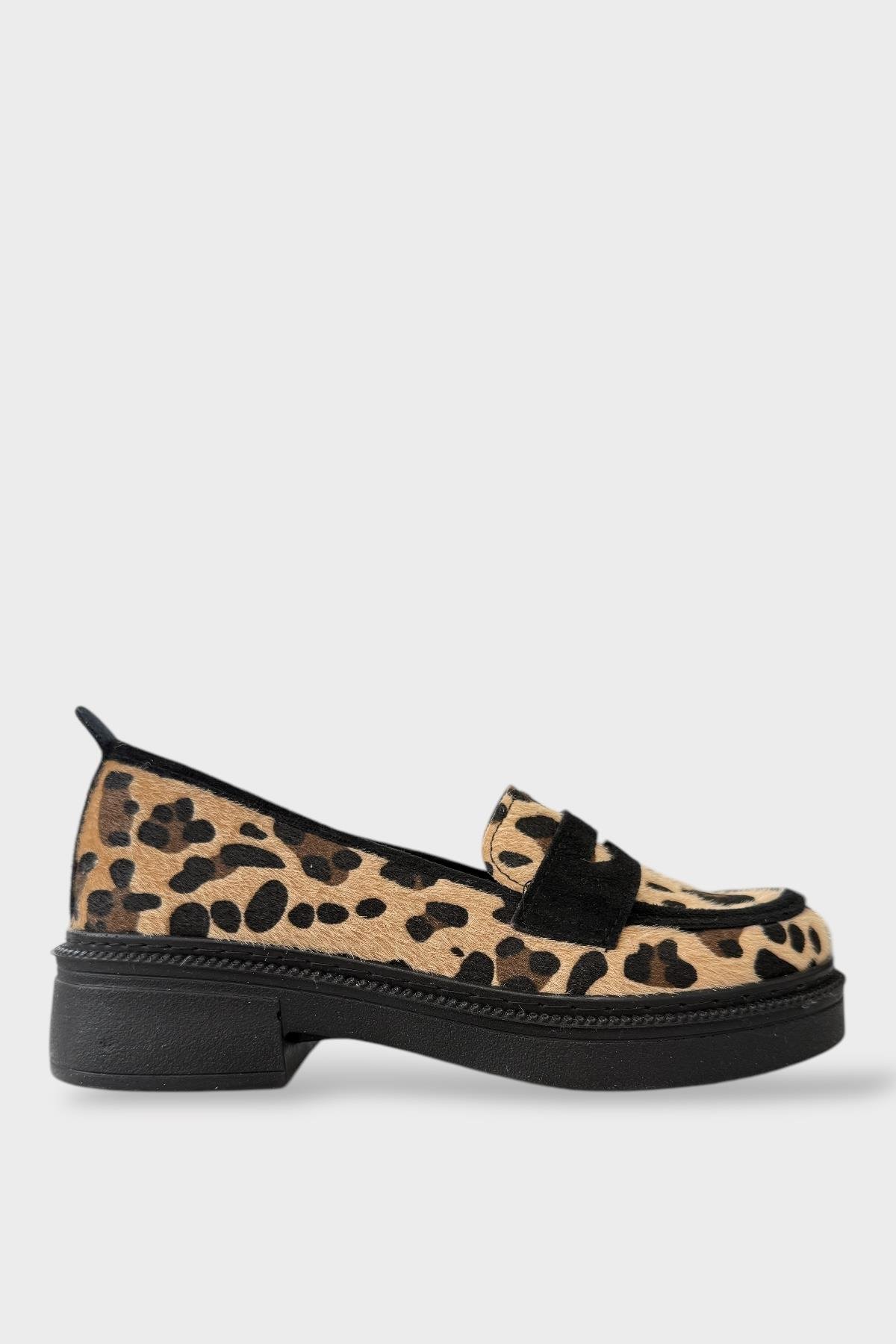 Kadın Tokalı Yüksek Taban Günlük Ayakkabı SİYAH - Görsel 2