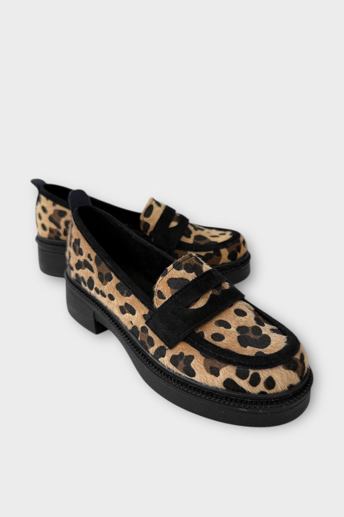 Kadın Tokalı Yüksek Taban Günlük Ayakkabı SİYAH - Görsel 3