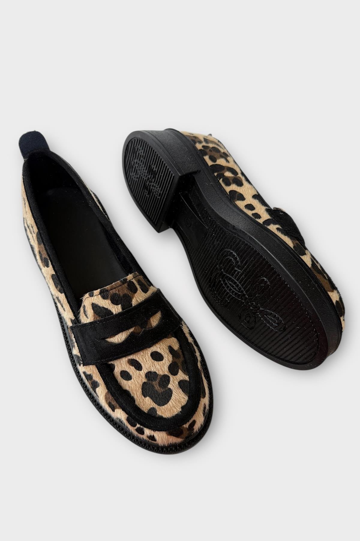 Kadın Tokalı Yüksek Taban Günlük Ayakkabı SİYAH - Görsel 5