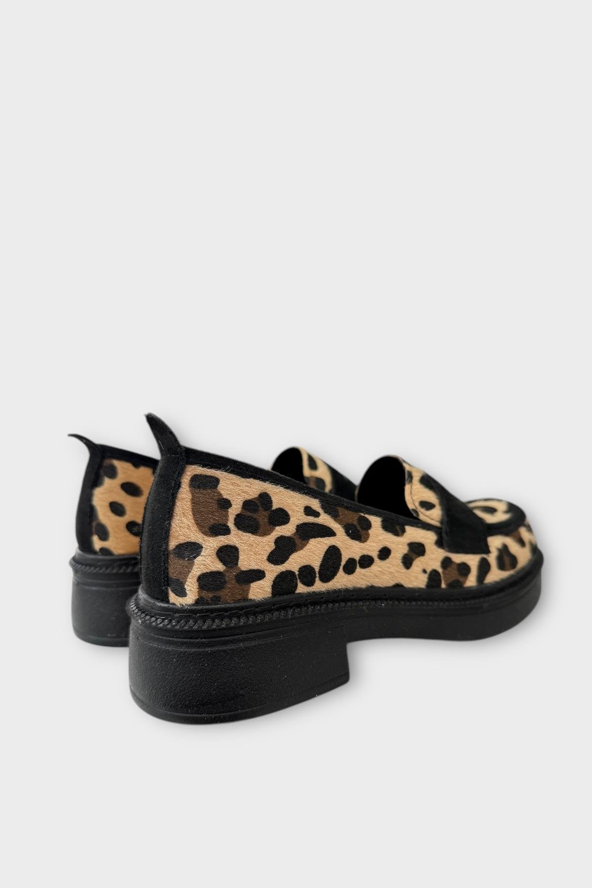 Kadın Tokalı Yüksek Taban Günlük Ayakkabı SİYAH - Görsel 6