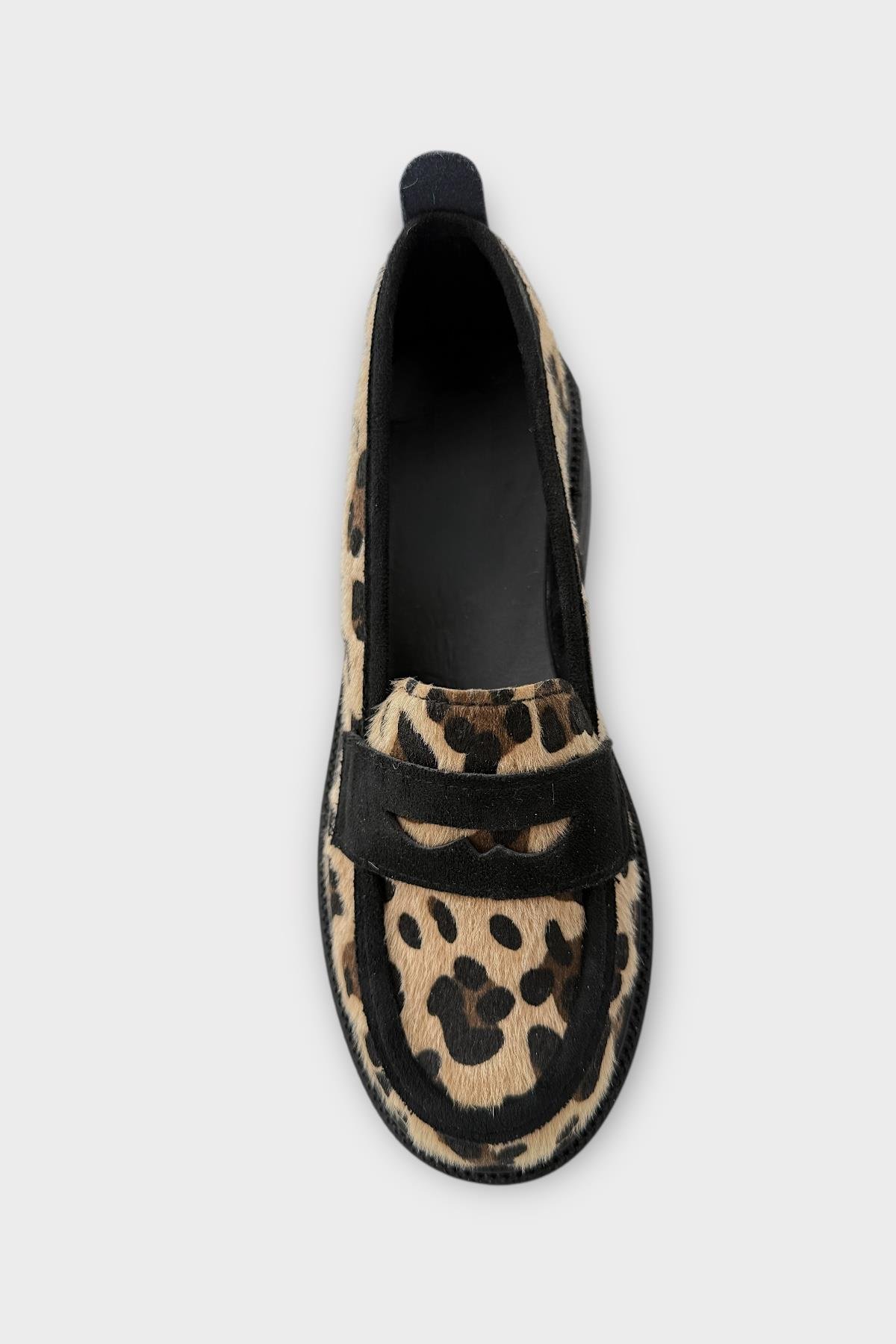 Kadın Tokalı Yüksek Taban Günlük Ayakkabı SİYAH - Görsel 7