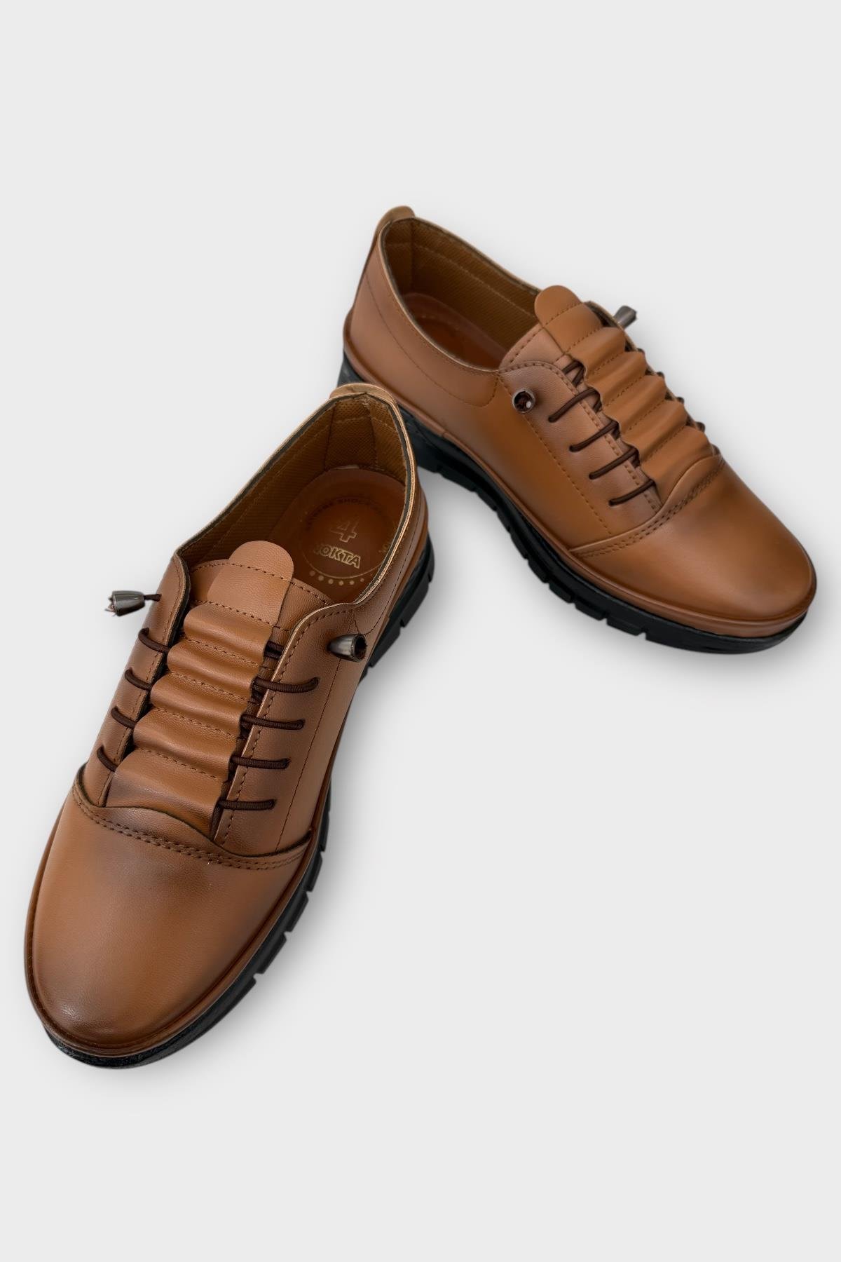 Ortopedik Ultra Rahat Günlük Kadın Ayakkabı TABA - Görsel 4