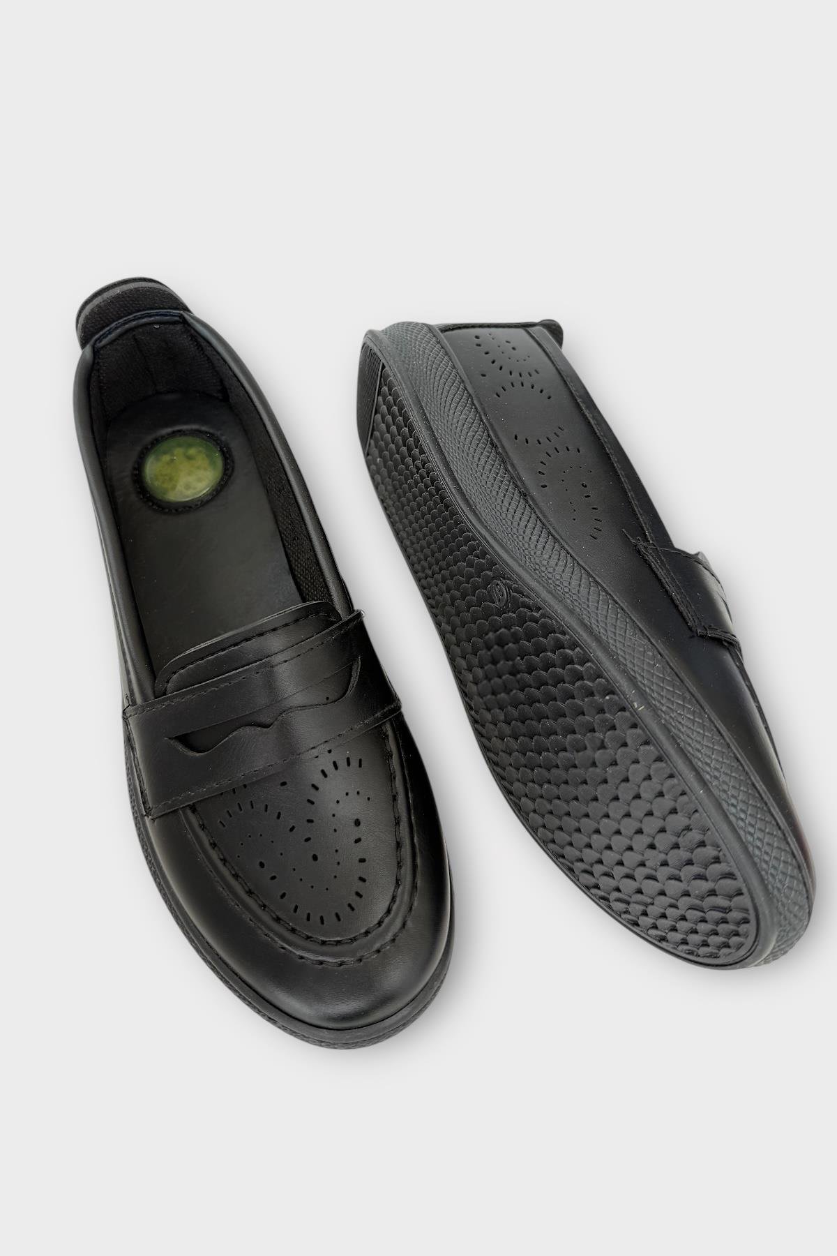 Kadın Ortopedik Yumuşak Comfort Casual Ayakkabı SİYAH - Görsel 5