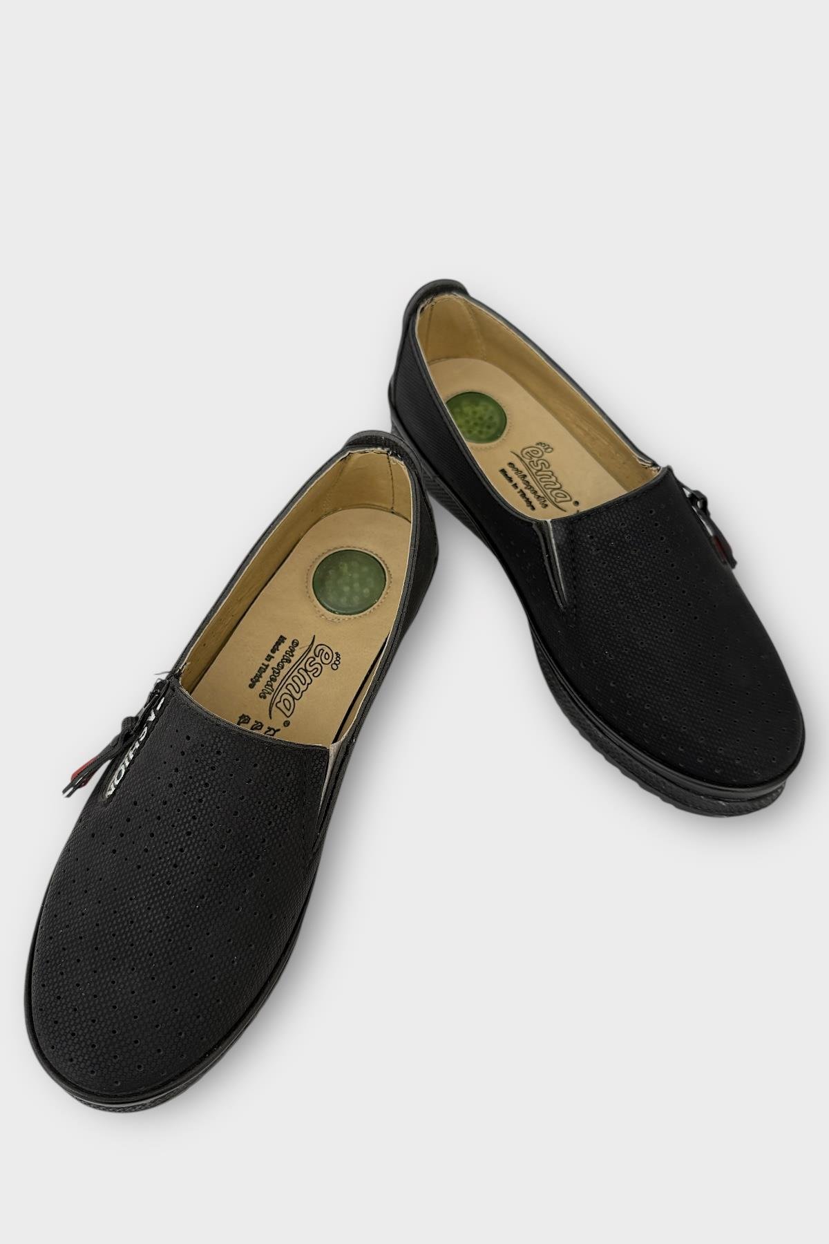 Kadın Ortopedik Yumuşak Comfort Günlük Ayakkabı SİYAH - Görsel 4