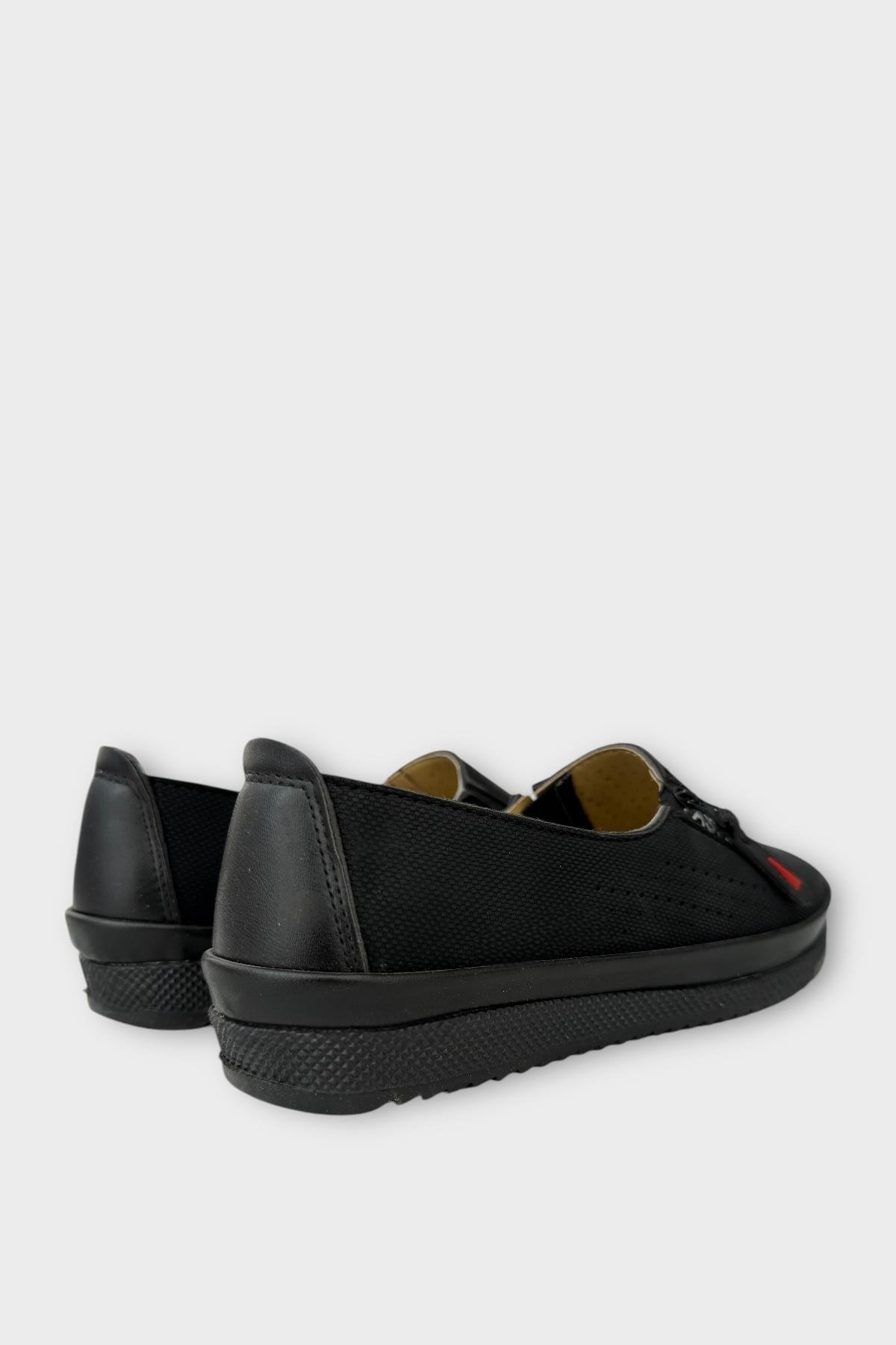 Kadın Ortopedik Yumuşak Comfort Günlük Ayakkabı SİYAH - Görsel 6