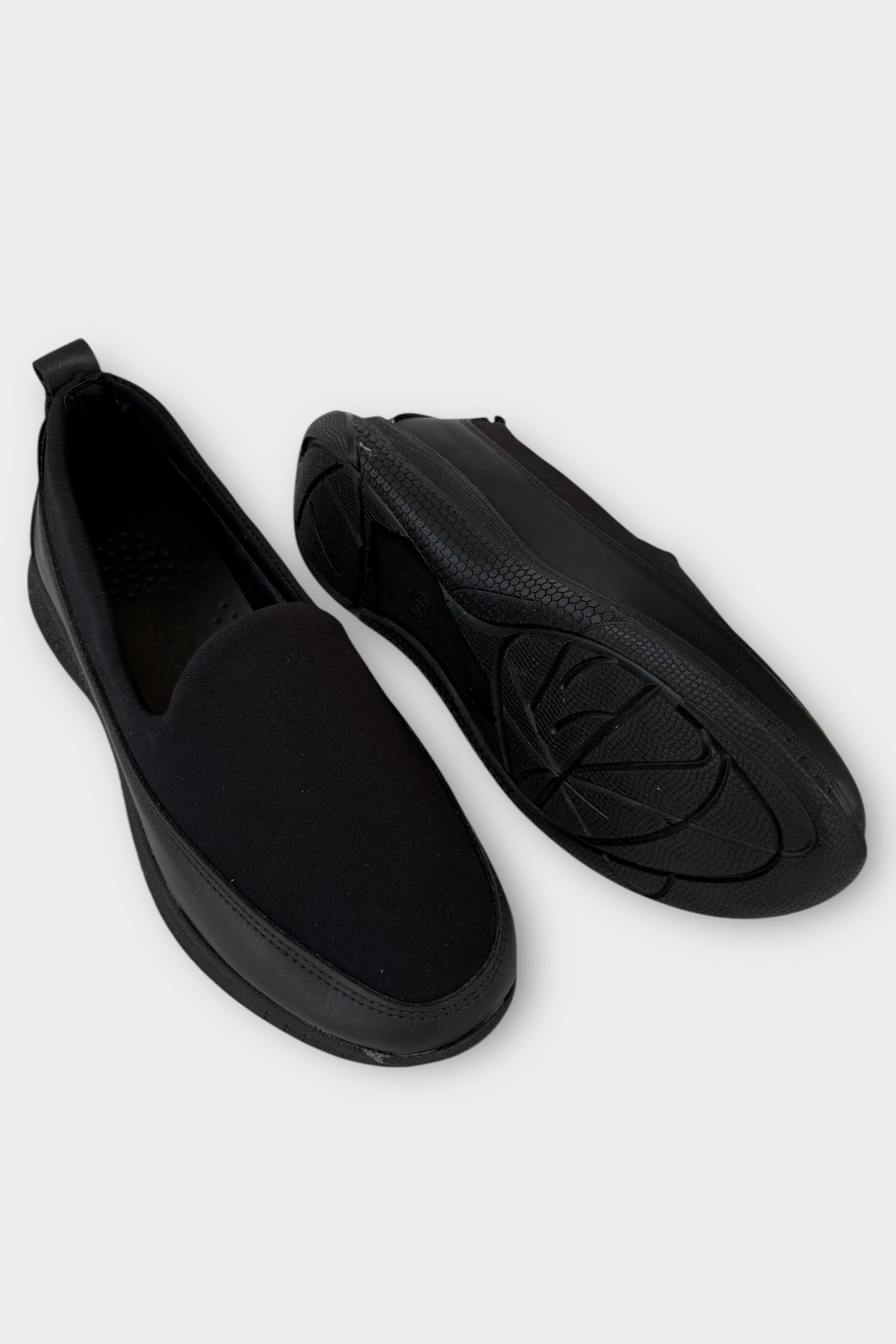 Kadın Günlük Hafif Mevsimlik Rahat Ortopedik Casual Ayakkabı SİYAH - Görsel 5