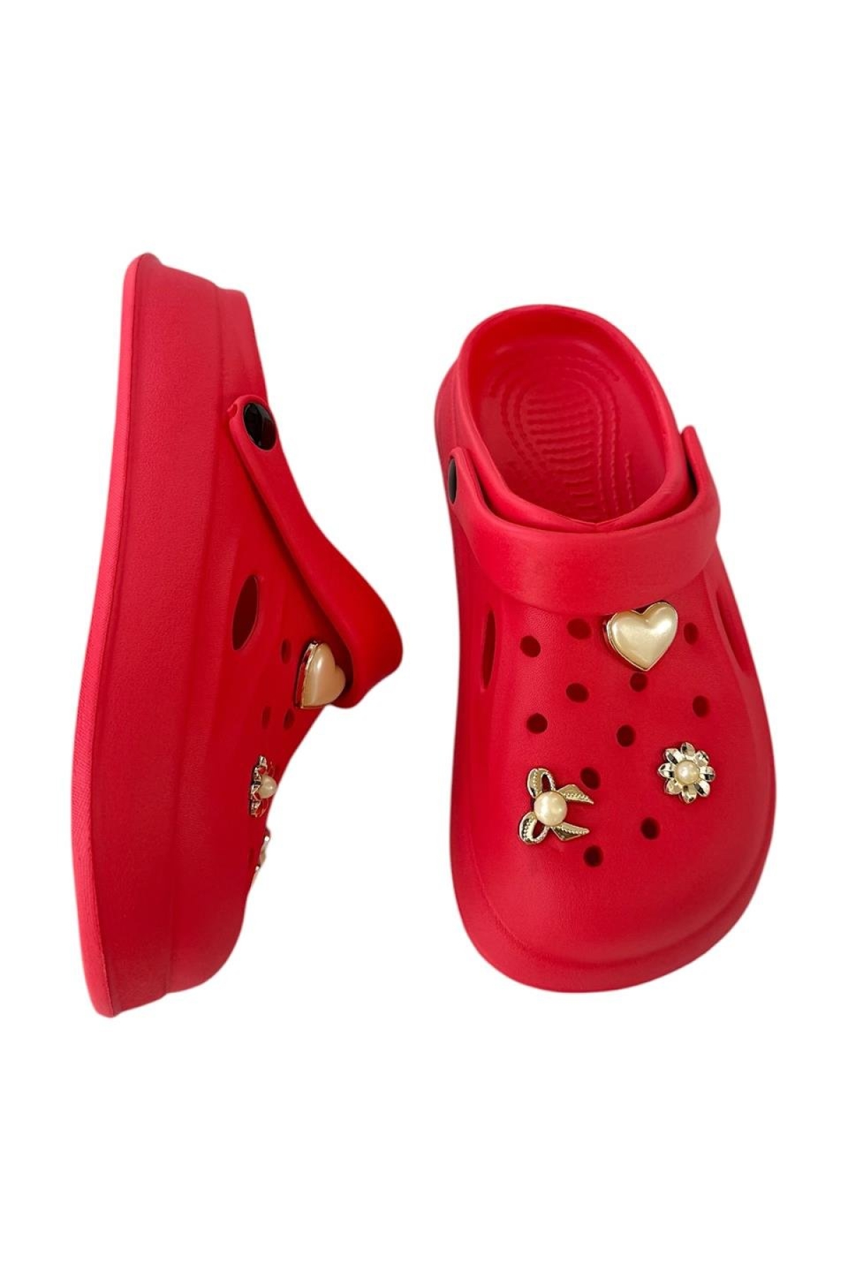 Rahat Taban Kadın Sandalet KIRMIZI - Görsel 6
