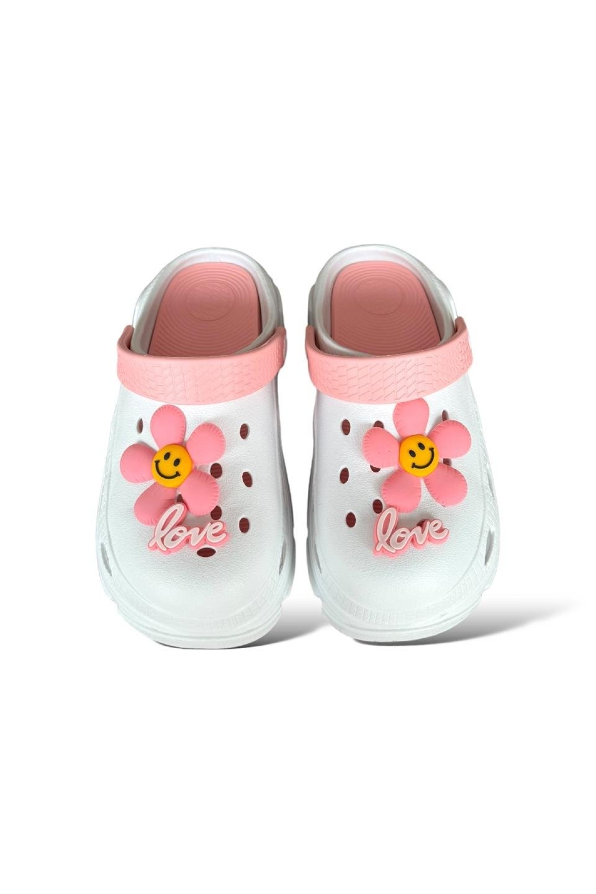 Yüksek Rahat Taban Kadın Sandalet BEYAZ - PUDRA - Görsel 4