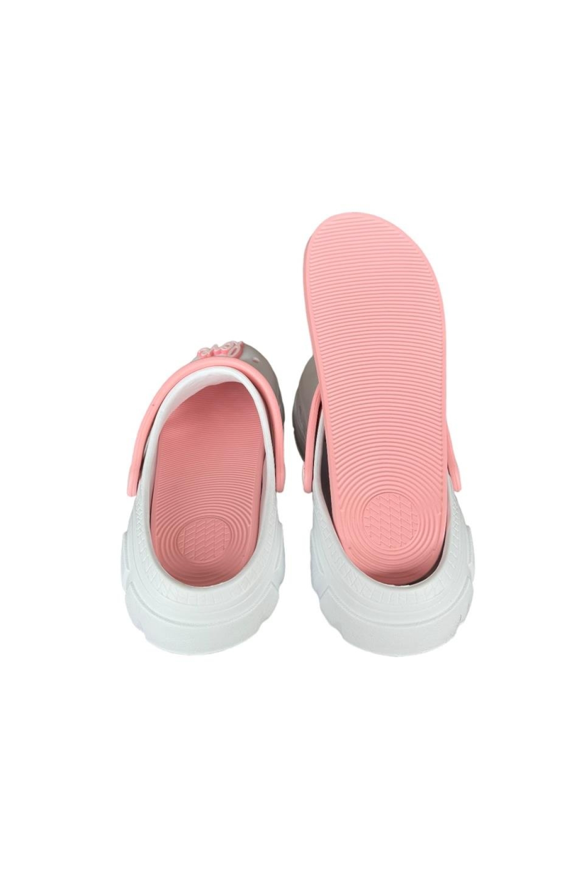 Yüksek Rahat Taban Kadın Sandalet BEYAZ - PUDRA - Görsel 5