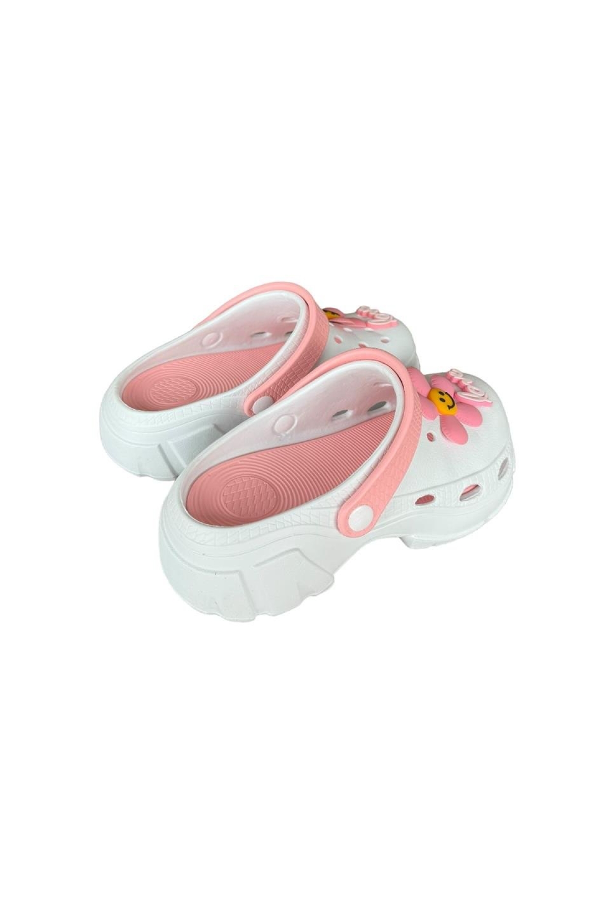 Yüksek Rahat Taban Kadın Sandalet BEYAZ - PUDRA - Görsel 7