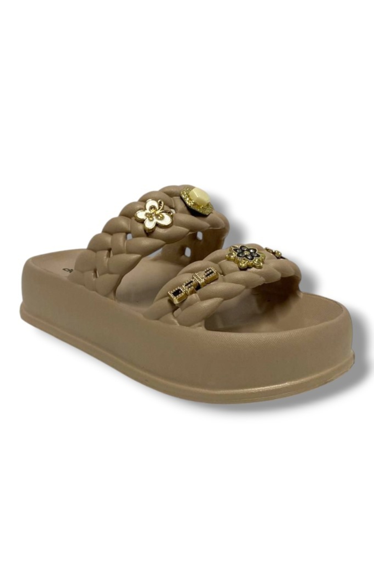 Akınal E423.Z.0001 Eva Anatomik Çift Bant Tokalı Kadın Terlik - Görsel 3