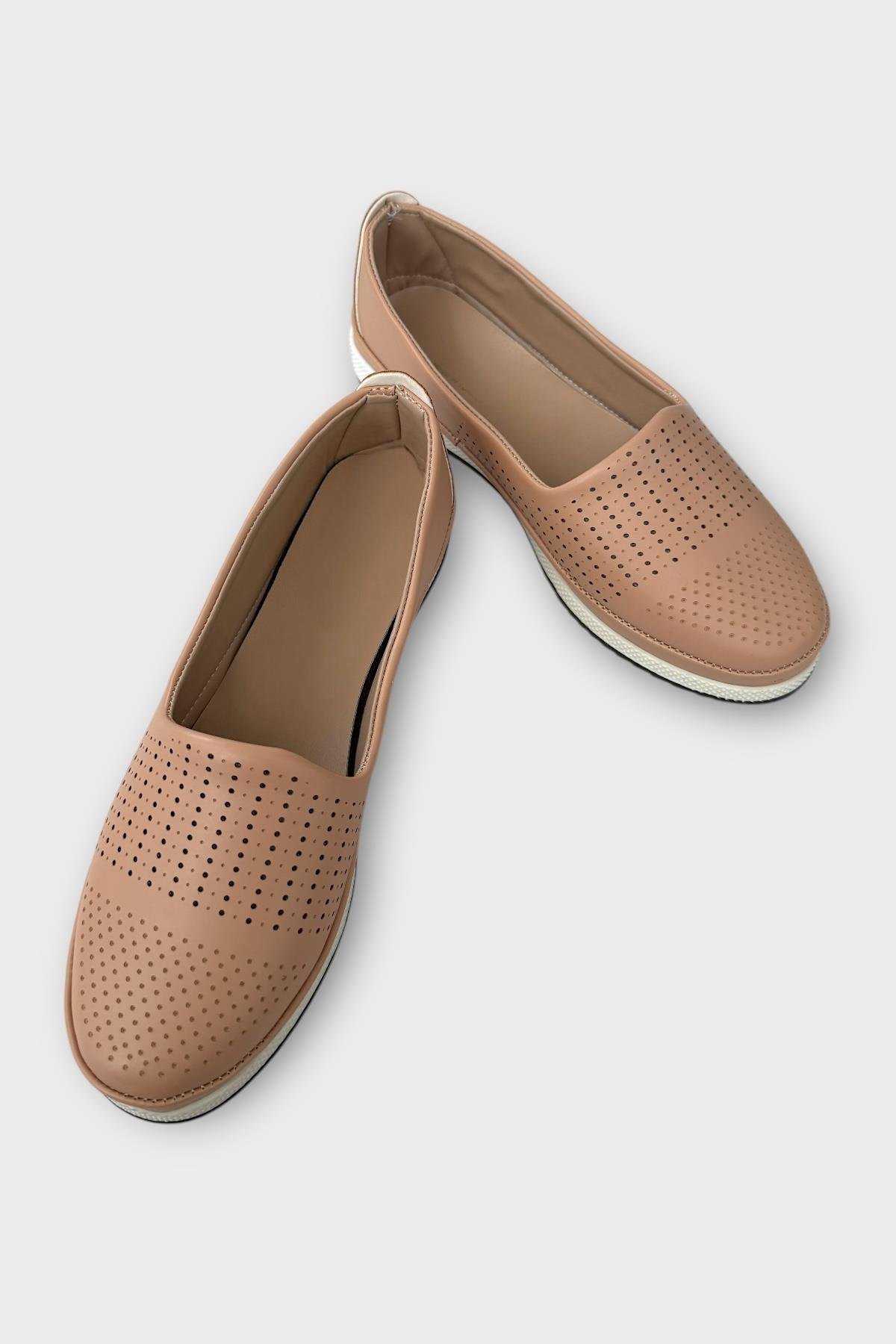 Tam Ortopedik Hava Alan Yumuşak Tabanlı Günlük Anne Babet KUM - Görsel 4