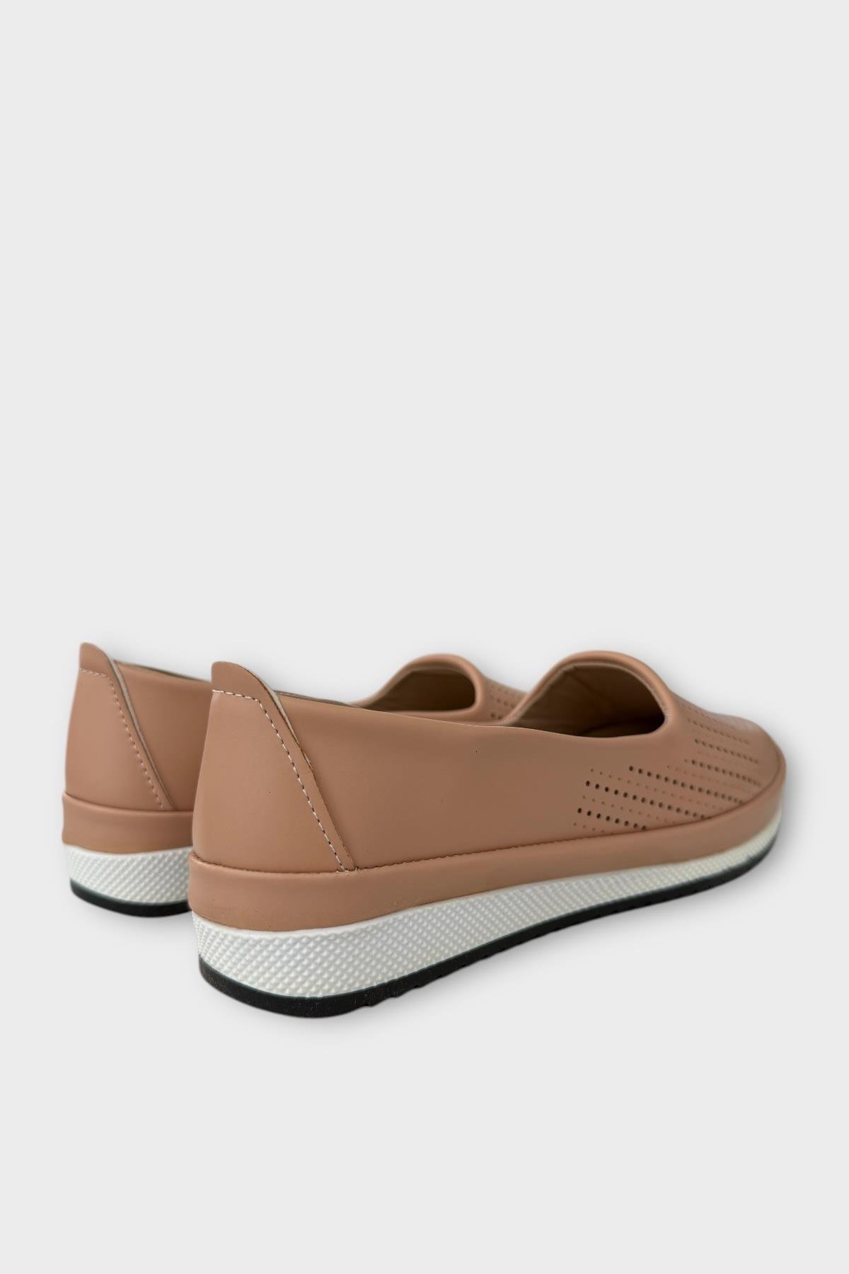 Tam Ortopedik Hava Alan Yumuşak Tabanlı Günlük Anne Babet KUM - Görsel 6