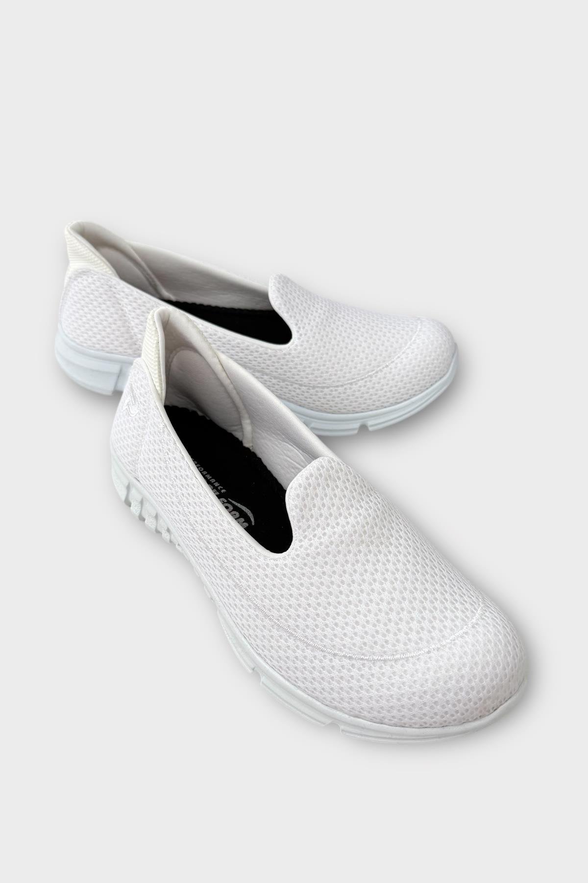 Mey Form Ortopedik Taban Günlük Yürüyüş Ayakkabısı BEYAZ - Görsel 3