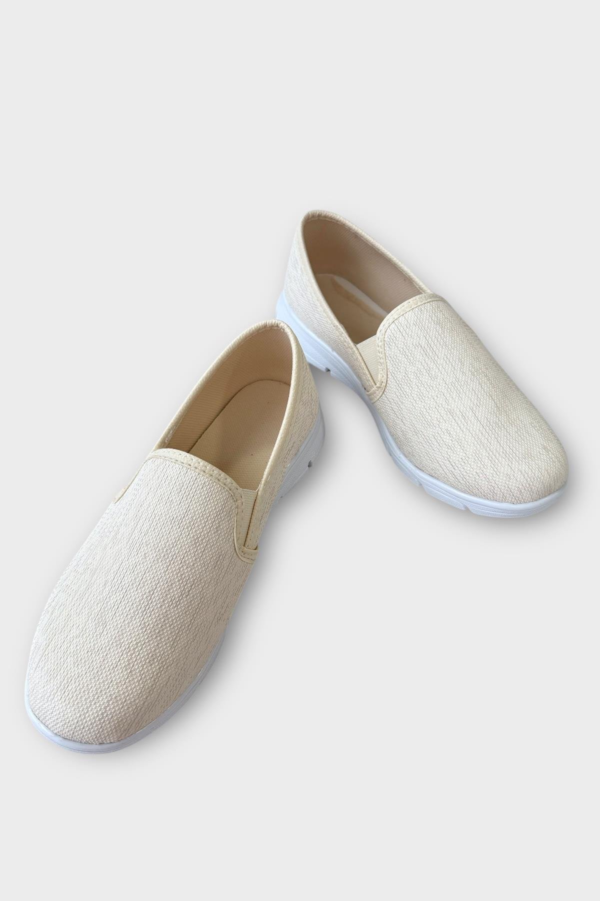 Kadın Silinebilir Babet Ayakkabı KREM - Görsel 4