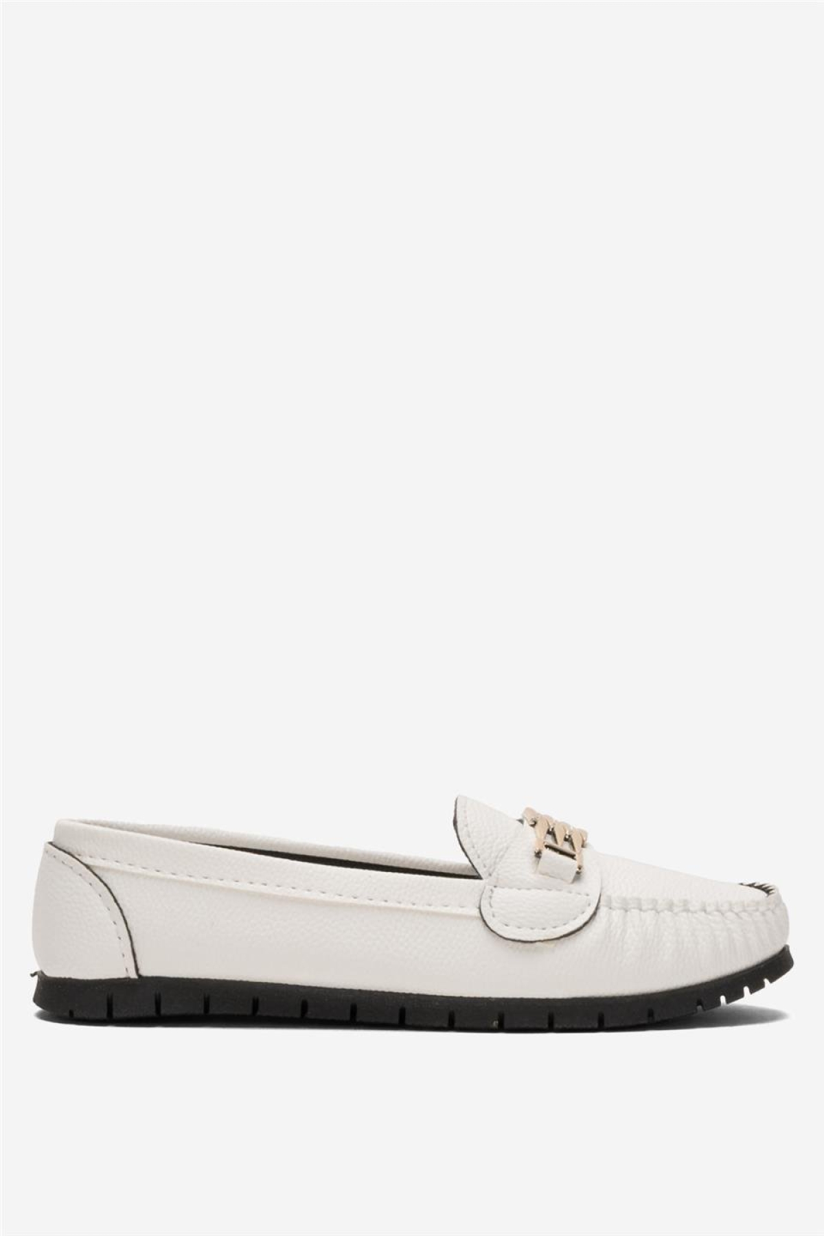 Kadın Hafif Taban Günlük Rahat Babet BEYAZ - Görsel 2