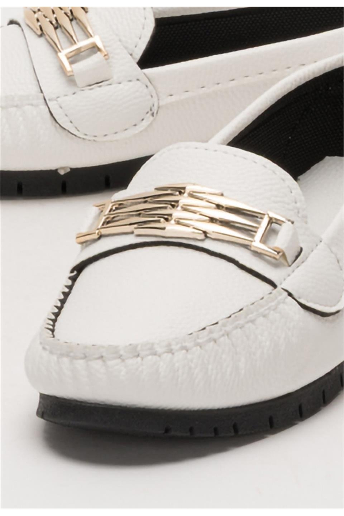 Kadın Hafif Taban Günlük Rahat Babet BEYAZ - Görsel 6