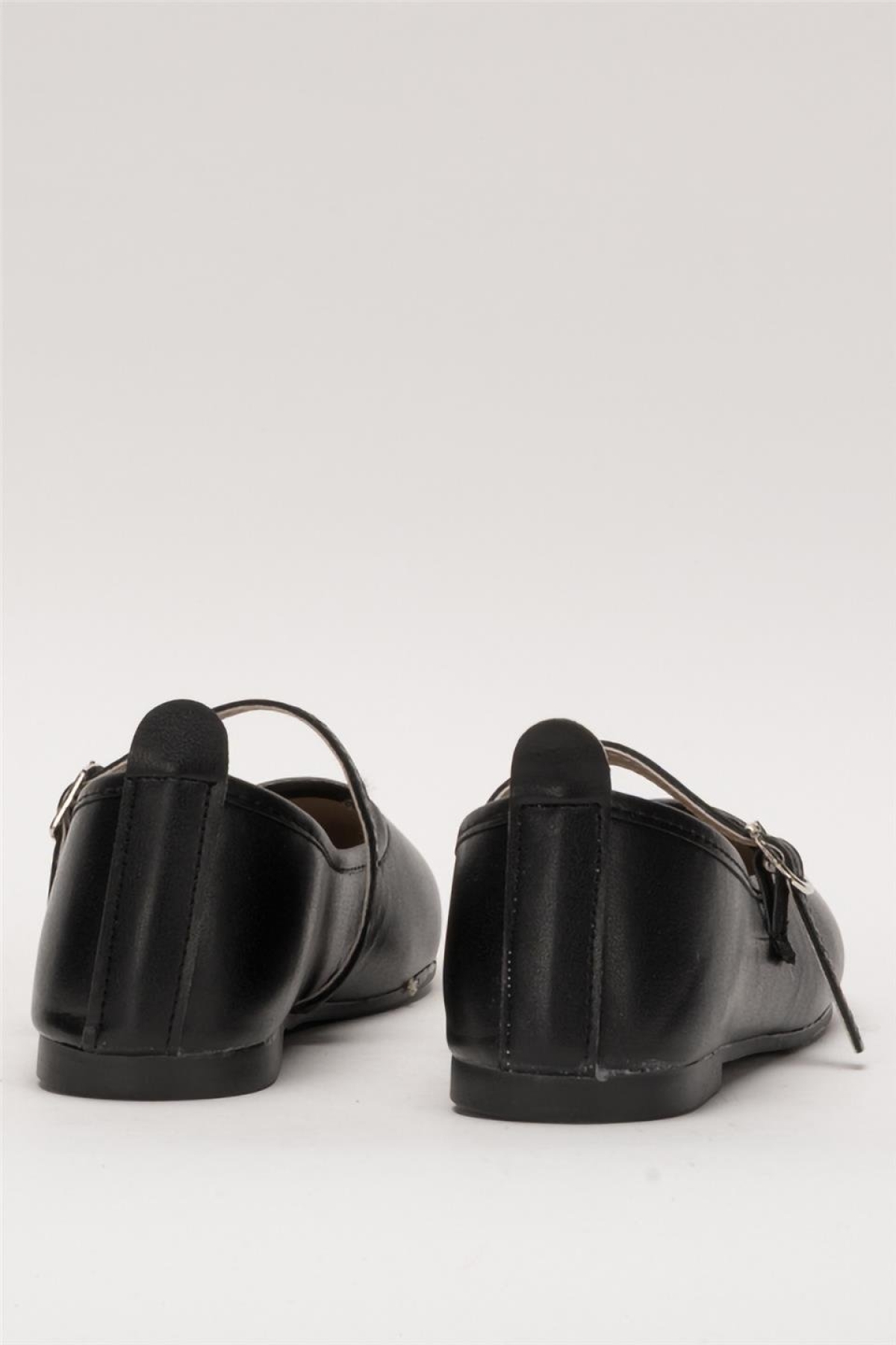 Kadın Ayarlanabilir Bantlı Günlük Babet Ayakkabı SİYAH - Görsel 5
