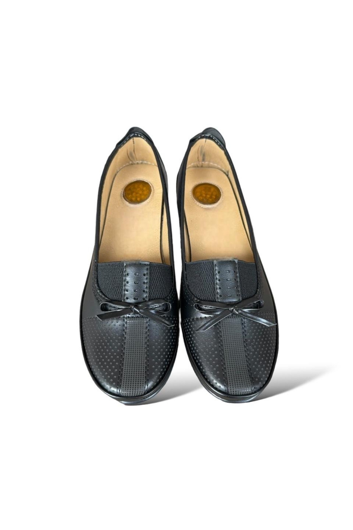 Kadın Ortopedik Babet Anne Ayakkabısı Hafif Kaydırmaz Taban SİYAH - Görsel 3
