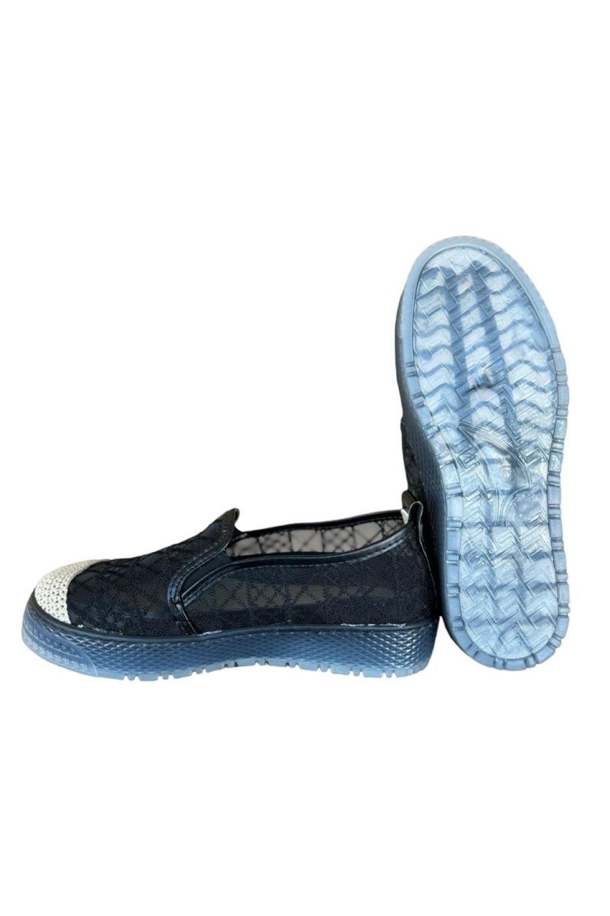 Dantelli Düz Kadın Babet SİYAH - Görsel 7