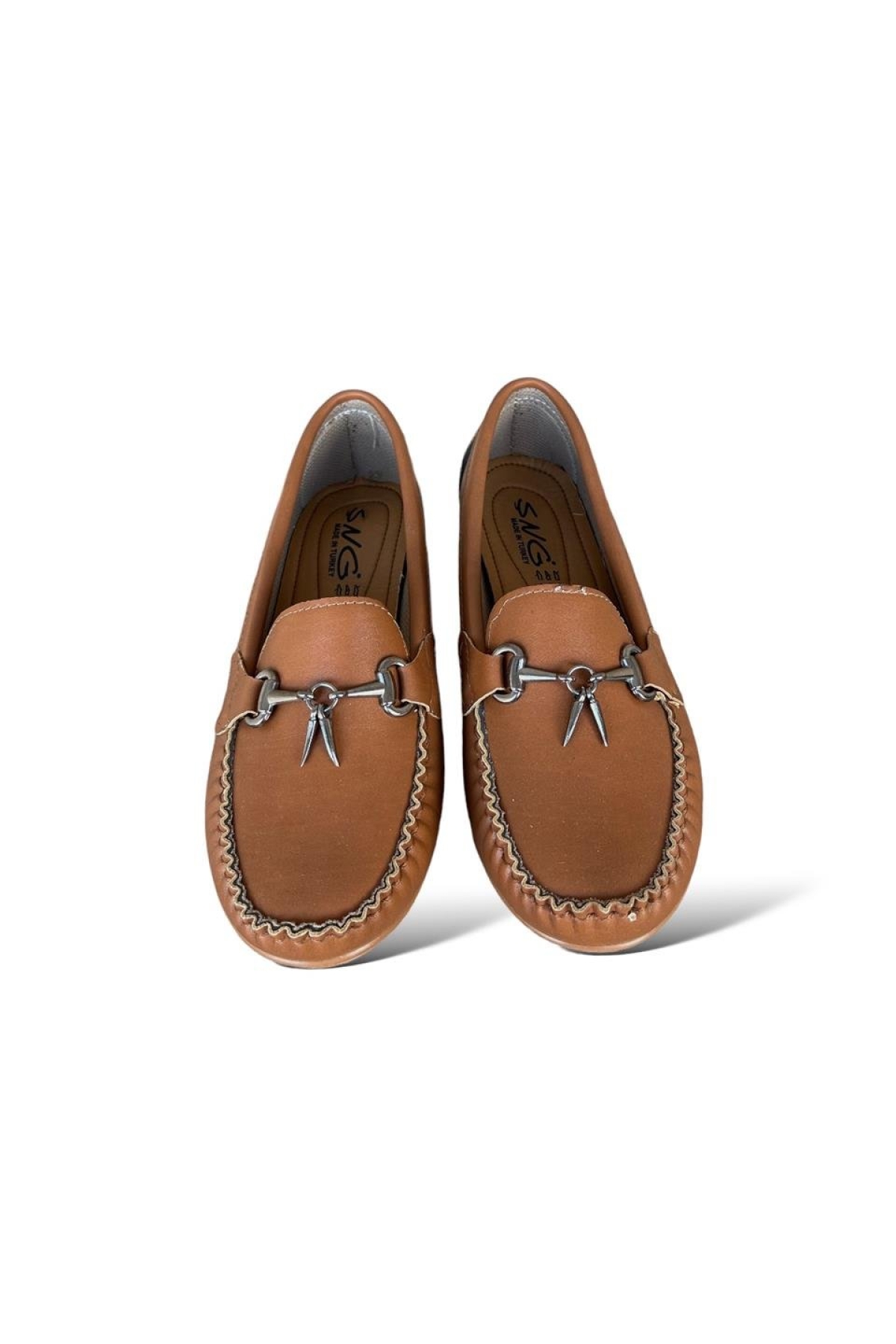 Dolgu Topuk Kadın Babet Ayakkabı TABA - Görsel 3