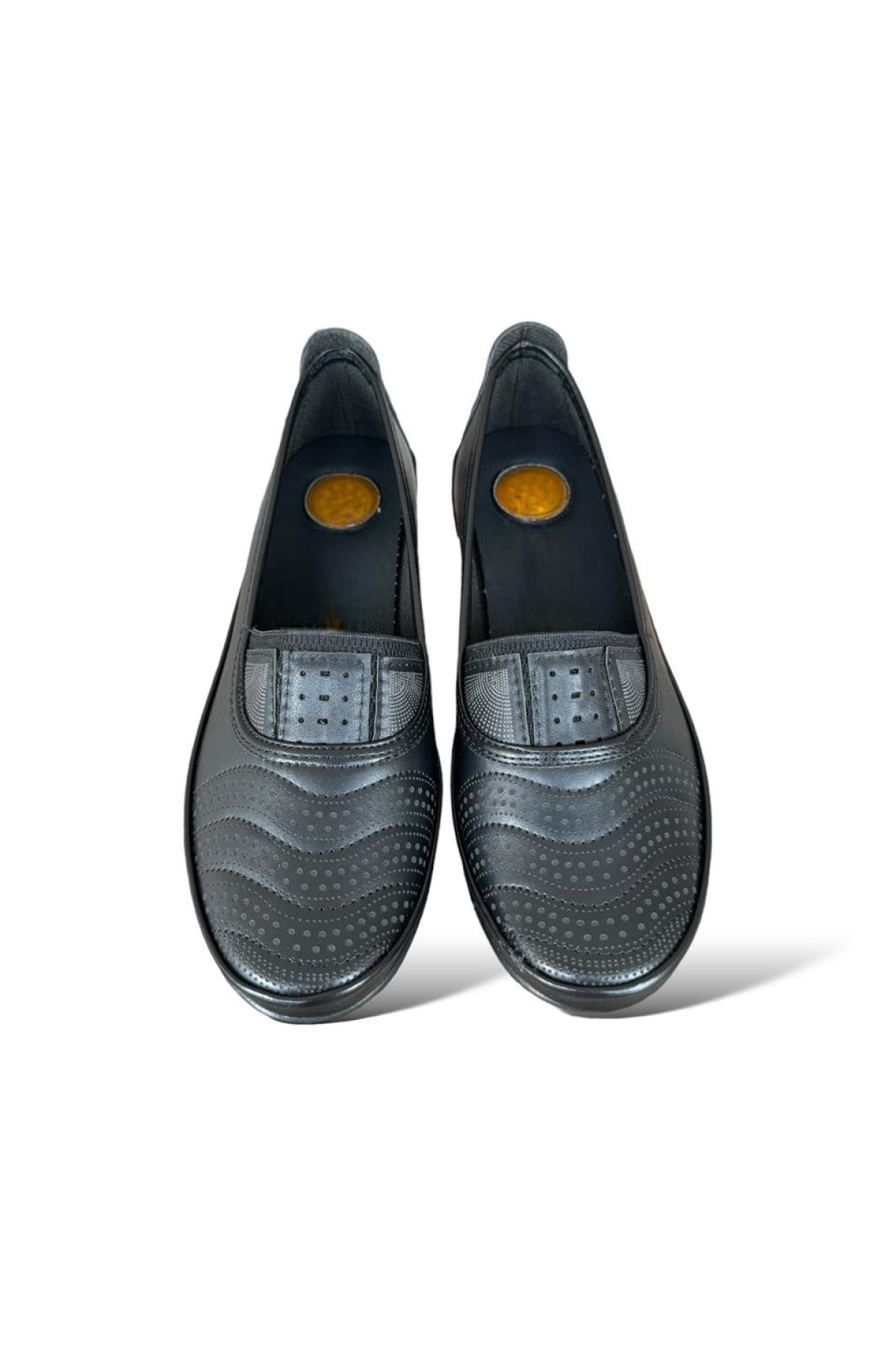 Kadın Ortopedik Babet Anne Ayakkabısı Hafif Kaydırmaz Taban SİYAH - Görsel 3