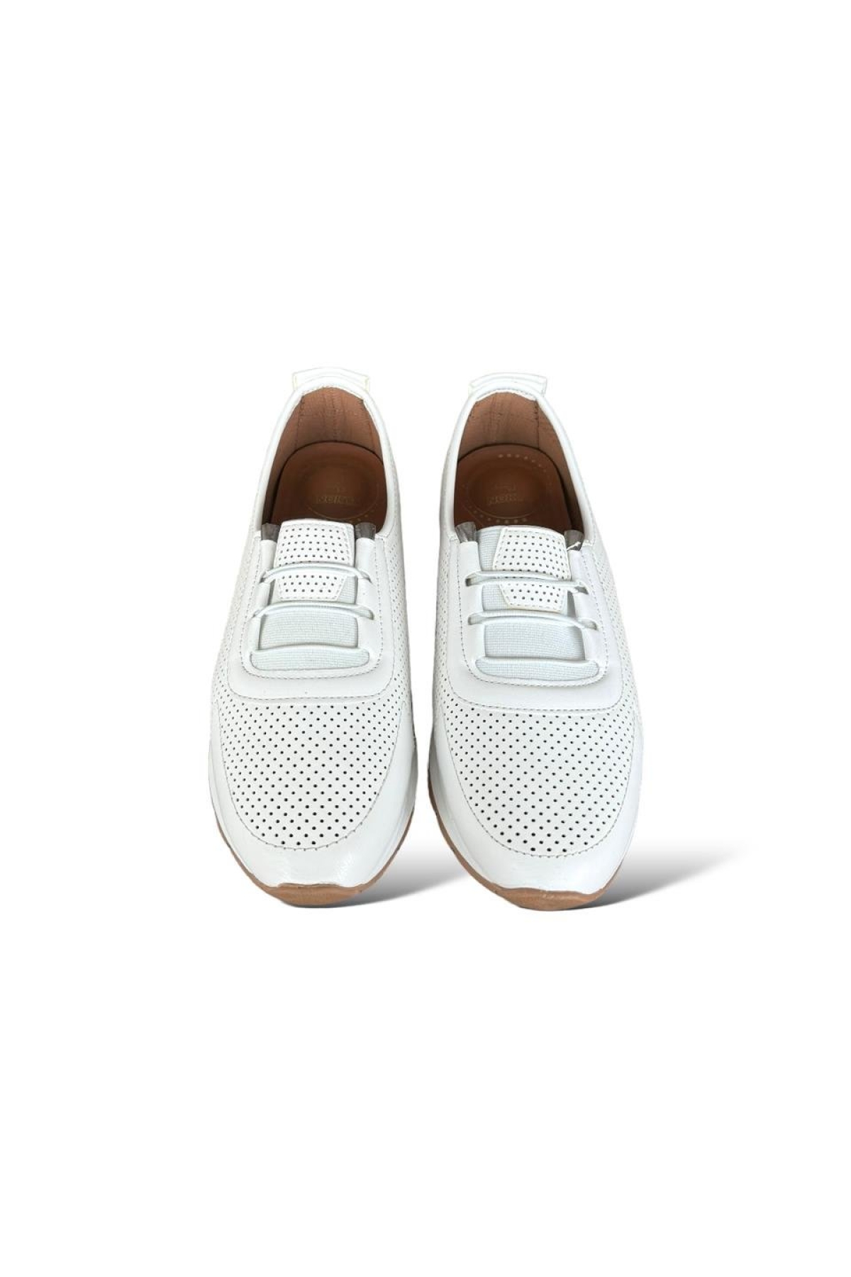 Ortopedik Nefes Alır Yumuşak Günlük Babet Ayakkabı BEYAZ - Görsel 5