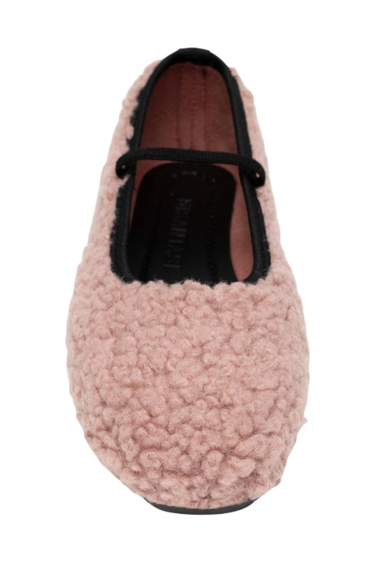 Peluş Lastik Detay Düz TabanKadın Babet PUDRA - Görsel 8