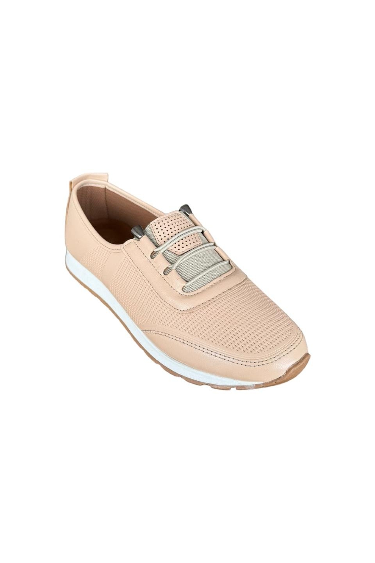 Ortopedik Nefes Alır Yumuşak Günlük Babet Ayakkabı BEJ - Görsel 3