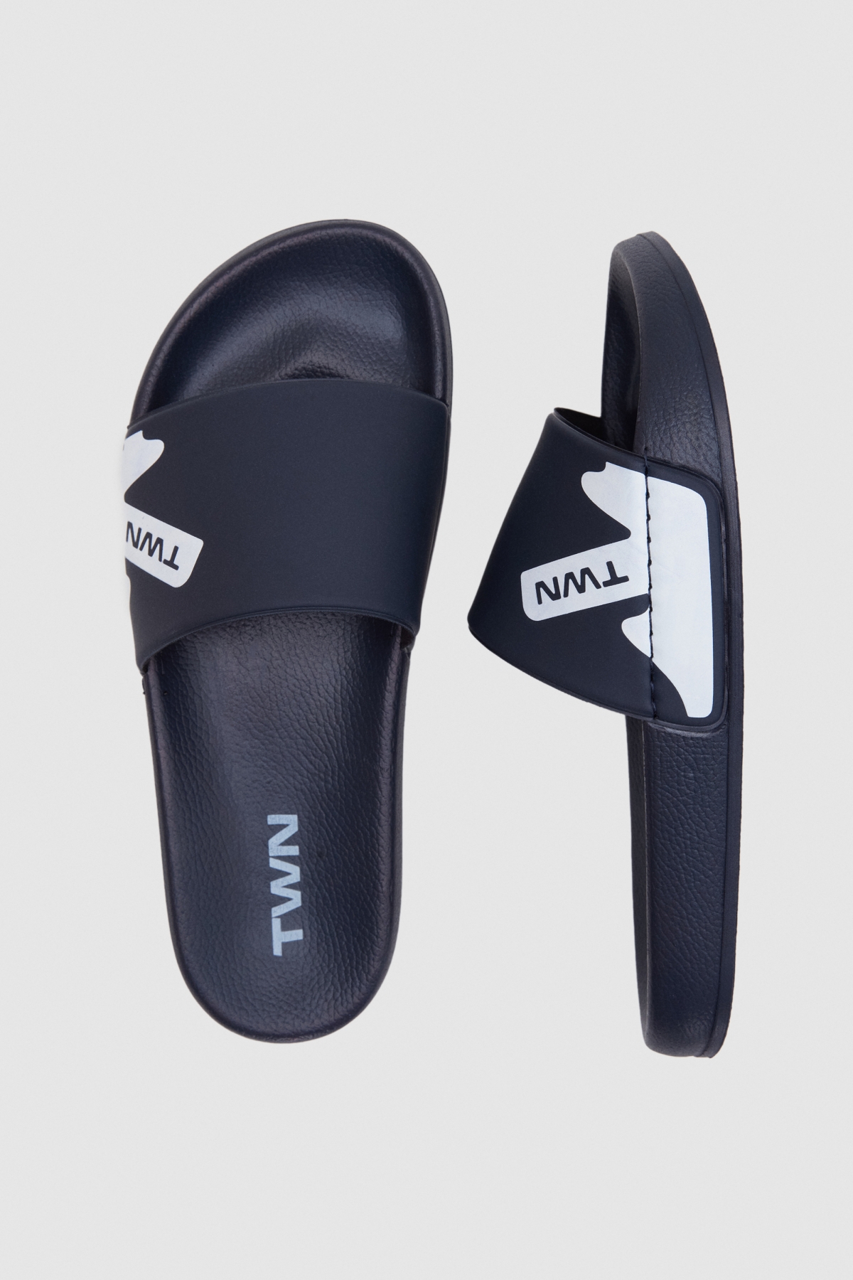 Lacivert Tek Bant Terlik - Görsel 5