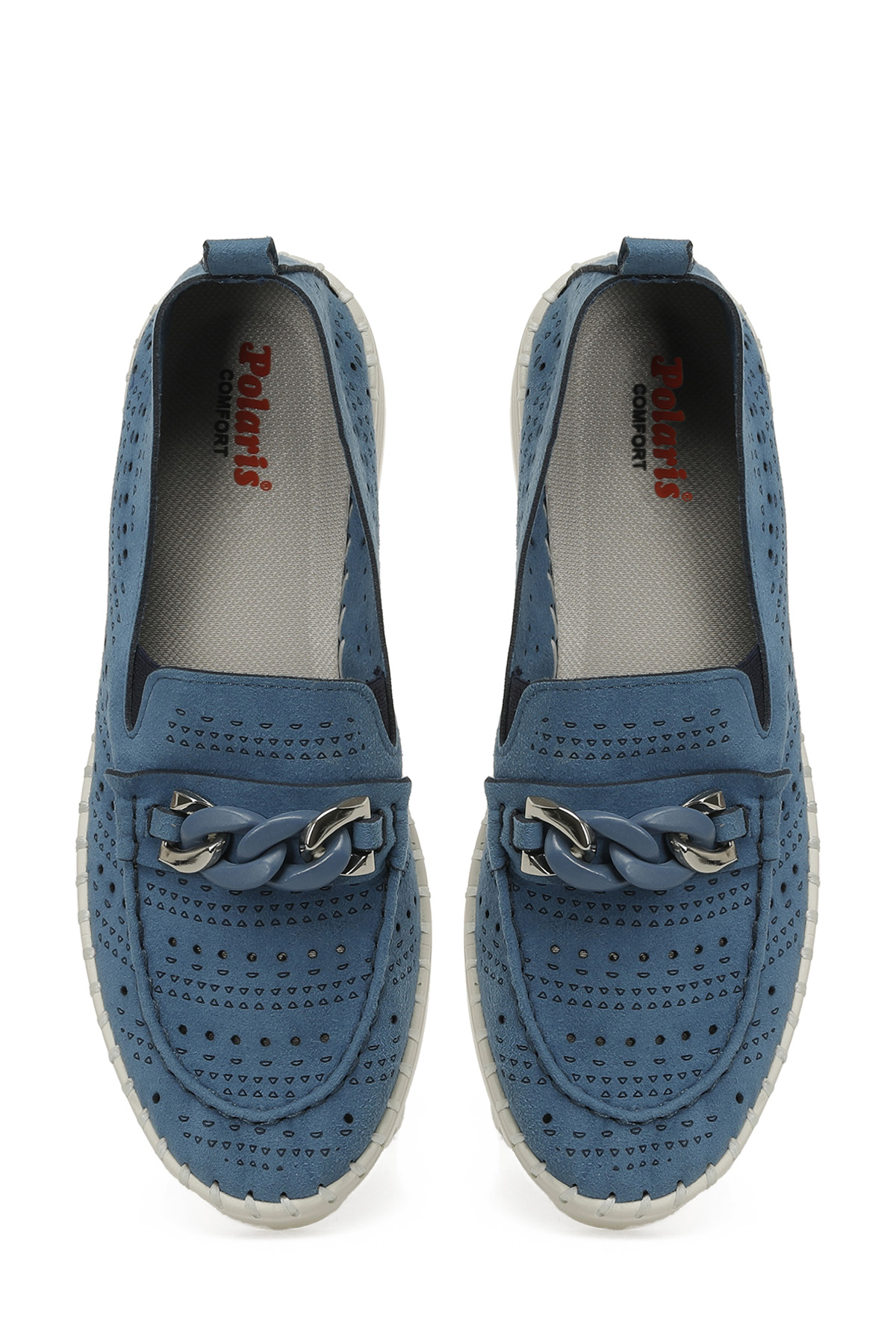 166781.Z5FX Mavi Kadın Loafer - Görsel 5