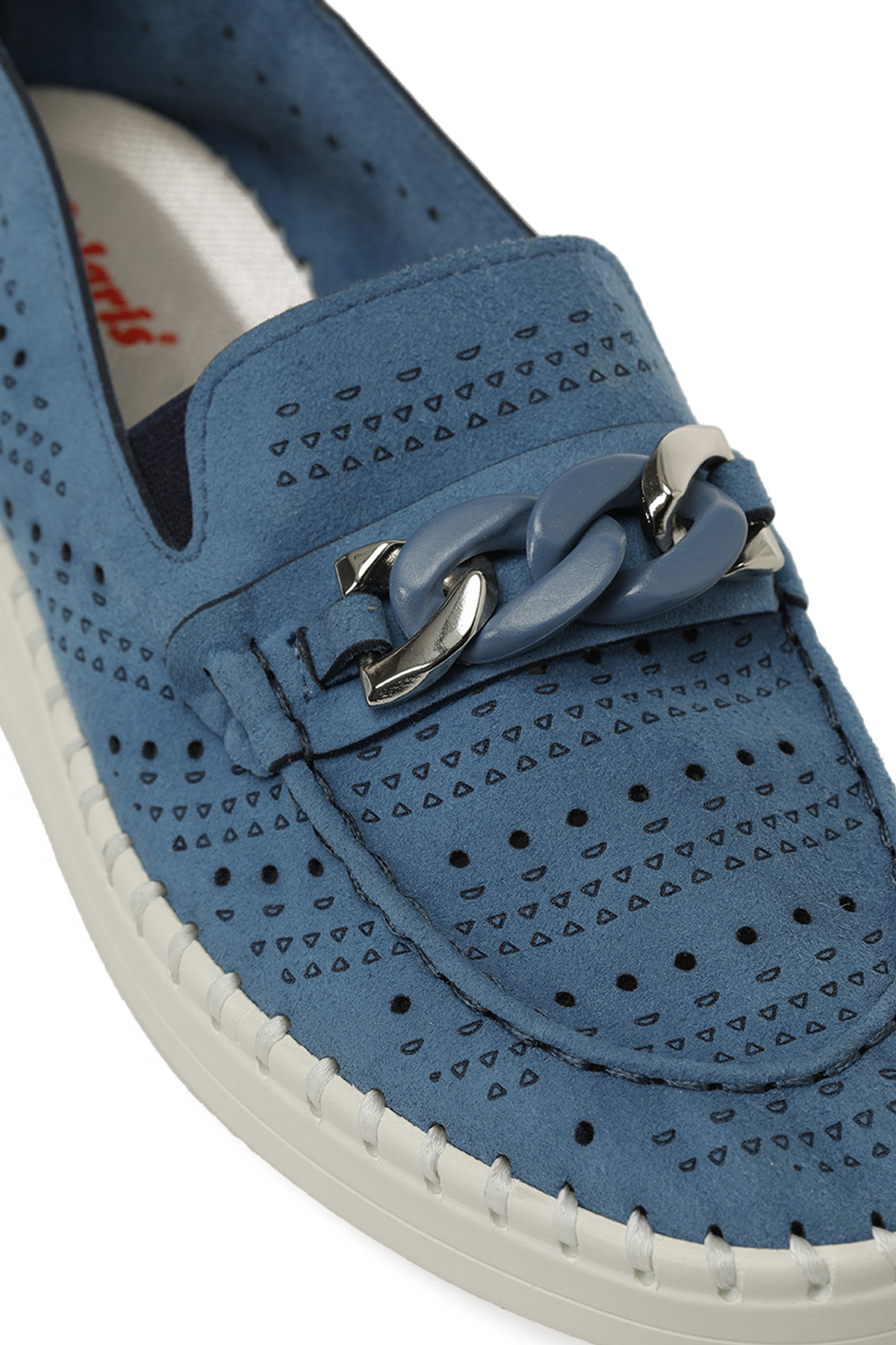 166781.Z5FX Mavi Kadın Loafer - Görsel 8