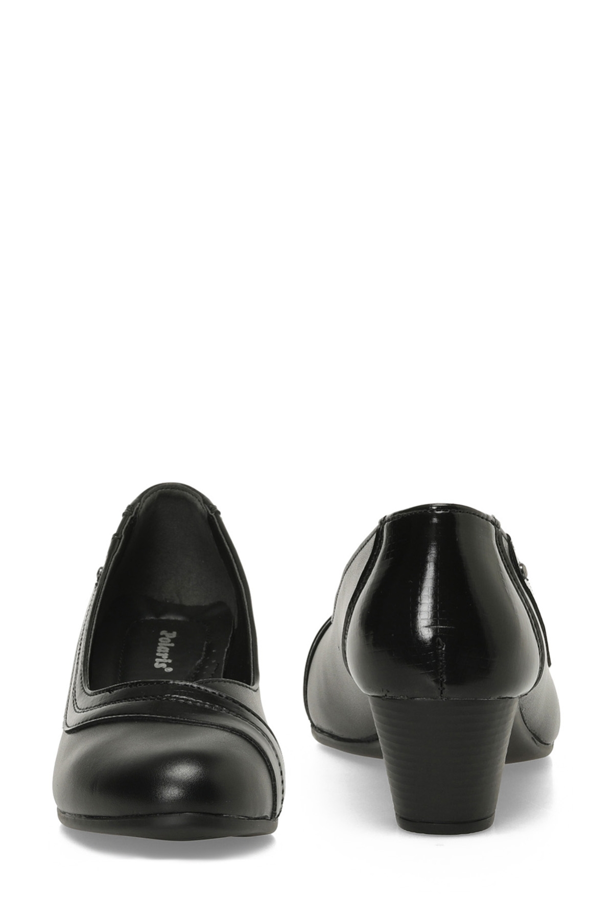 Polaris 165050.Z5PR Siyah Kadın Topuklu Ayakkabı - Görsel 6