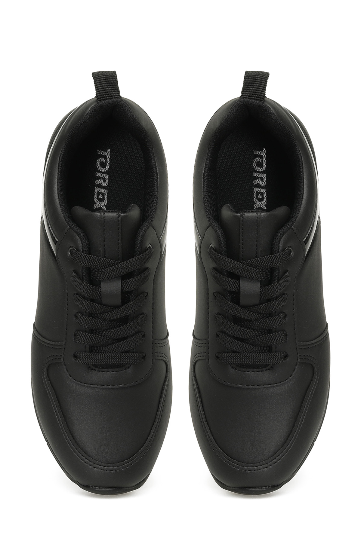 TRX24K-508 W 5PR Siyah Kadın Sneaker - Görsel 5