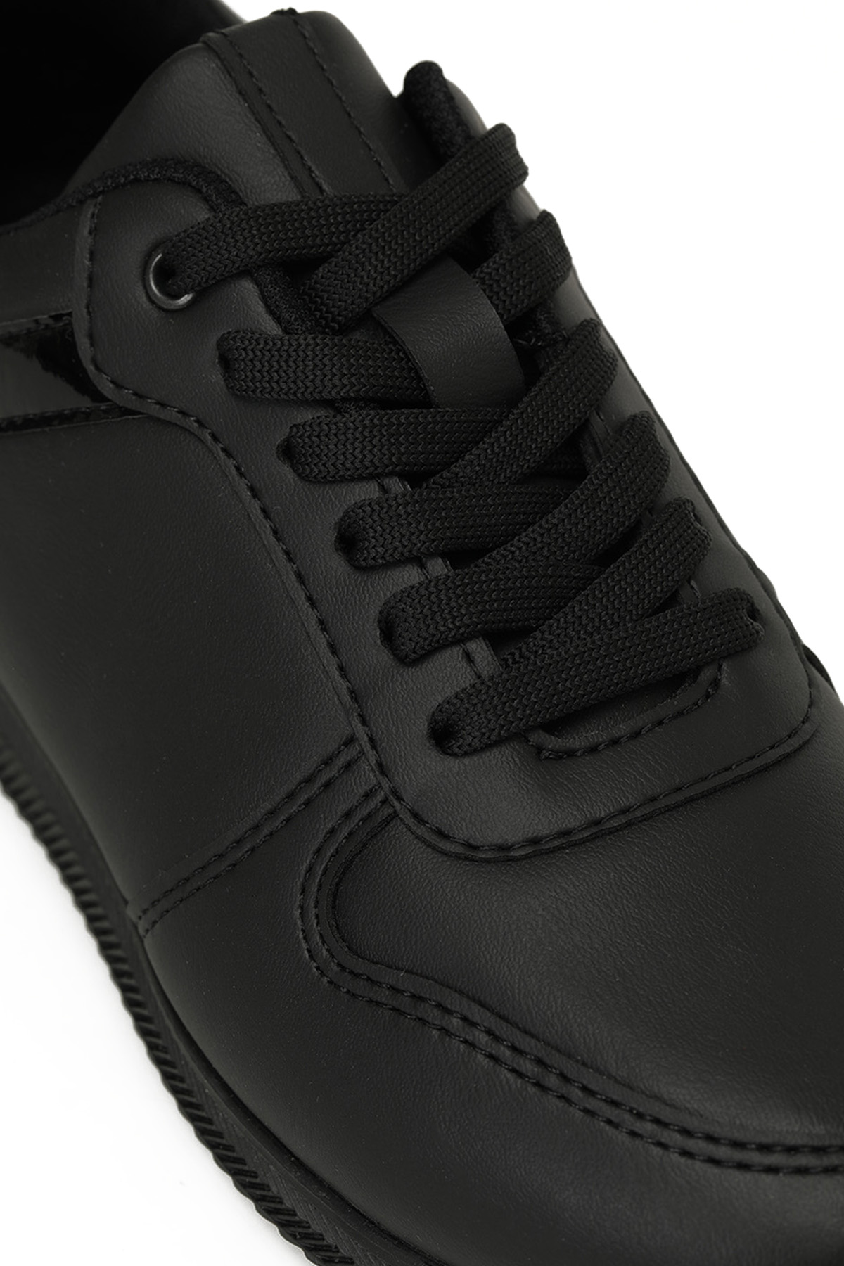 TRX24K-508 W 5PR Siyah Kadın Sneaker - Görsel 8