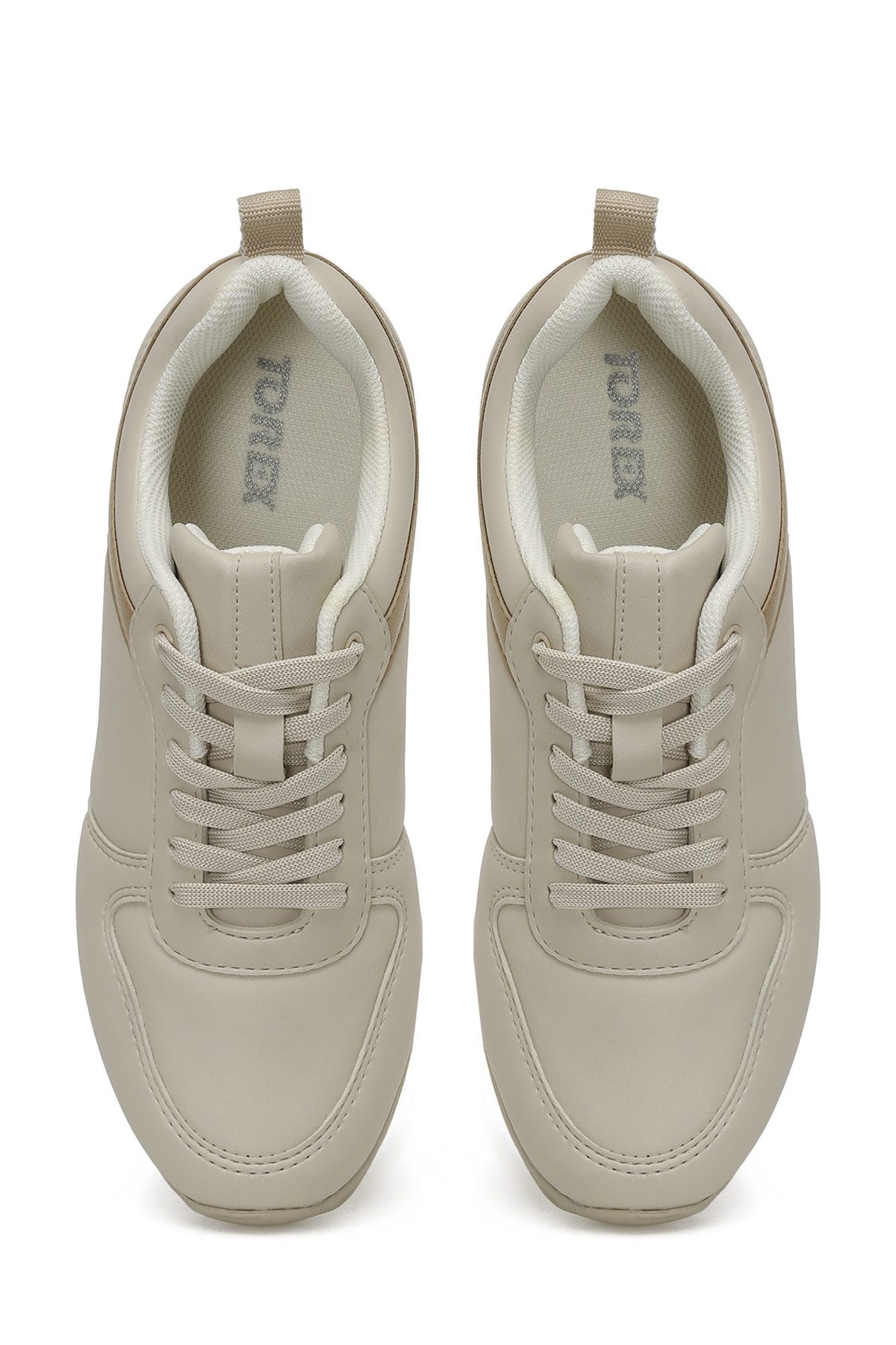 TRX24K-508 W 5PR Bej Kadın Sneaker - Görsel 5