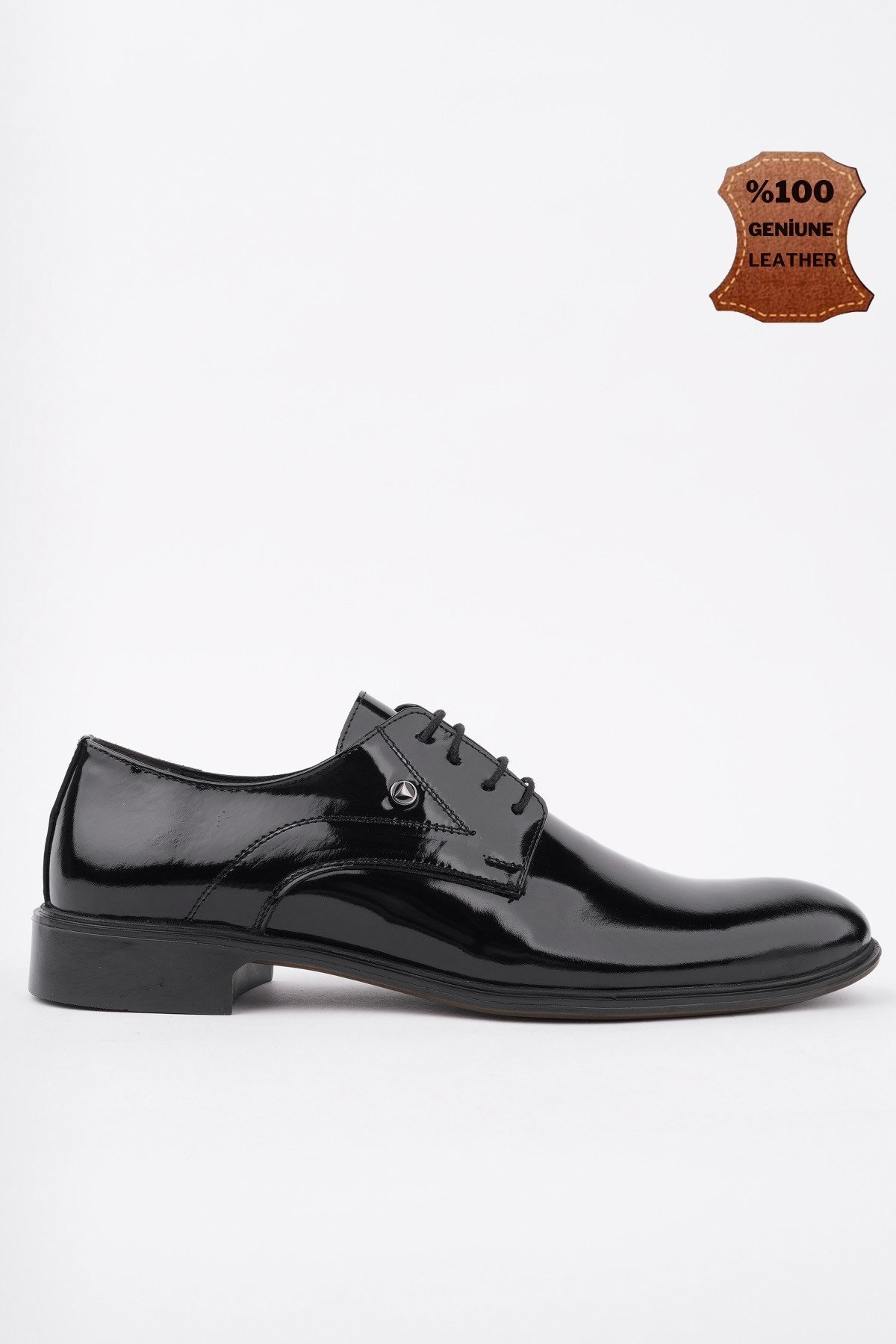 H043 Hakiki Deri Klasik Erkek Ayakkabı - Görsel 3