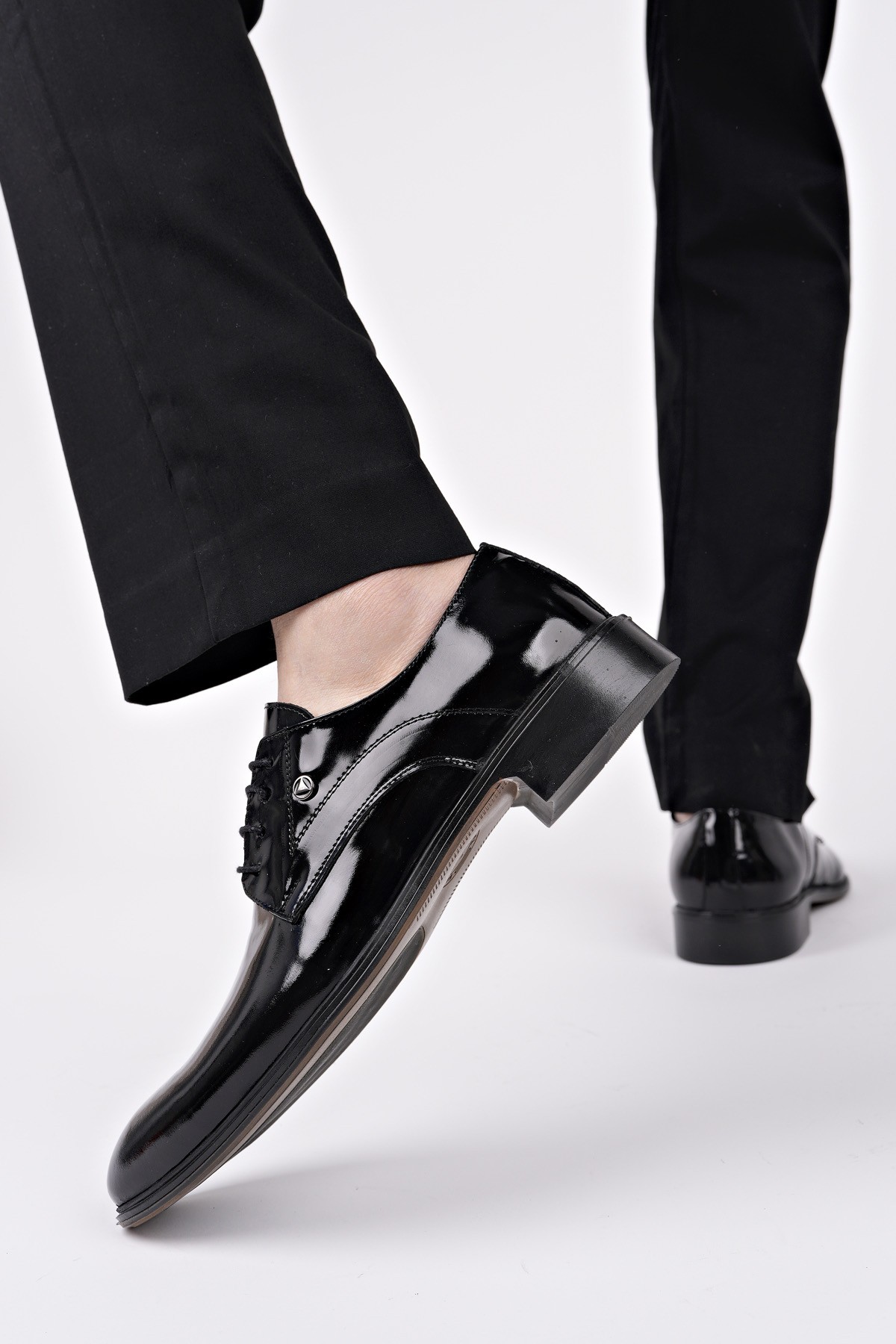 H043 Hakiki Deri Klasik Erkek Ayakkabı - Görsel 7